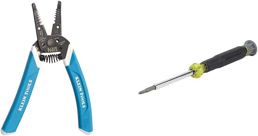 Klein Tools Wire Stripper/Cutter and Electronics Screwdriver Set
