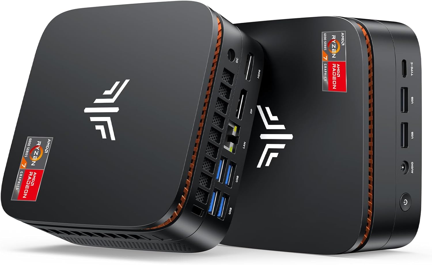 KAMRUI Mini Gaming PC, Hyper H1 win-11 Pro AMD Ryzen 7 7735HS (Beat 7730U/6800U, Up to 4.75GHz) Mini PC, 24GB LPDDR5 5500MT/s 512GB SSD Micro Pc, Mini Computer Triple 4K Display/2.5G LAN/WiFi6/BT5.2