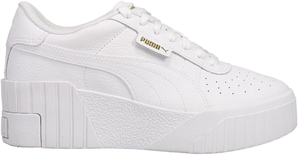 PUMA Womens Cali Platform Sneakers Shoes Casual - White