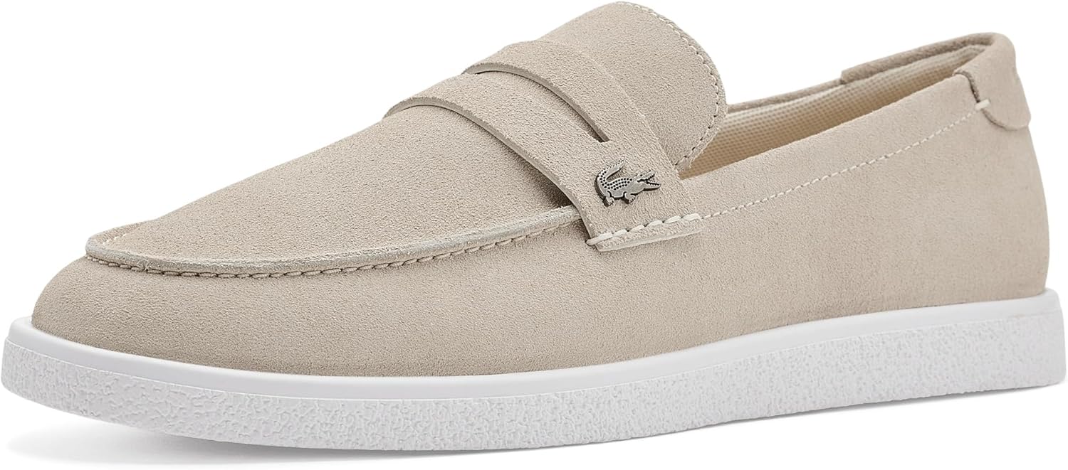 Lacoste Men's Cochet Suede Slip Ons