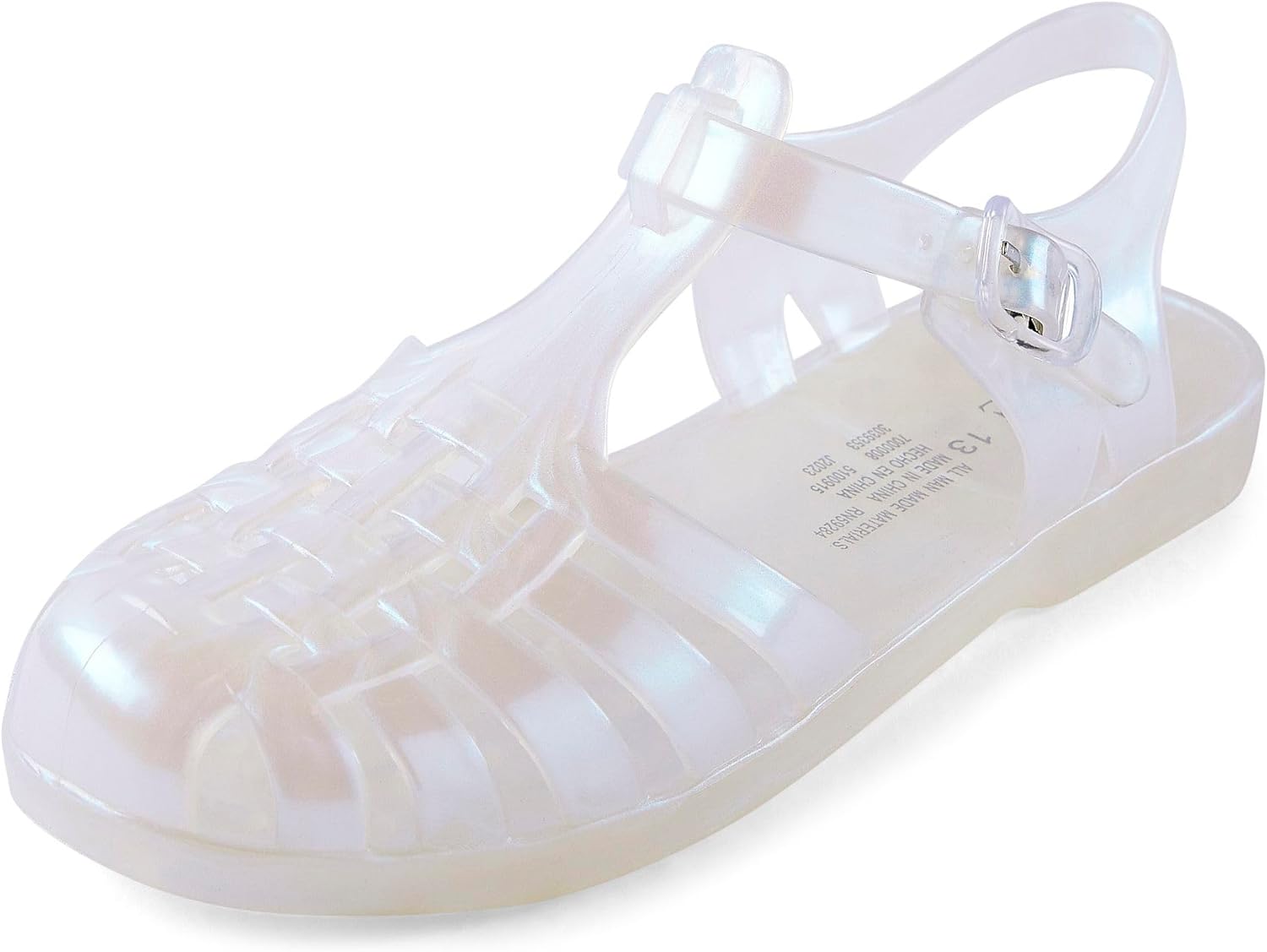 The Children's Place Girls' Girls Jelly Fisherman Sandals