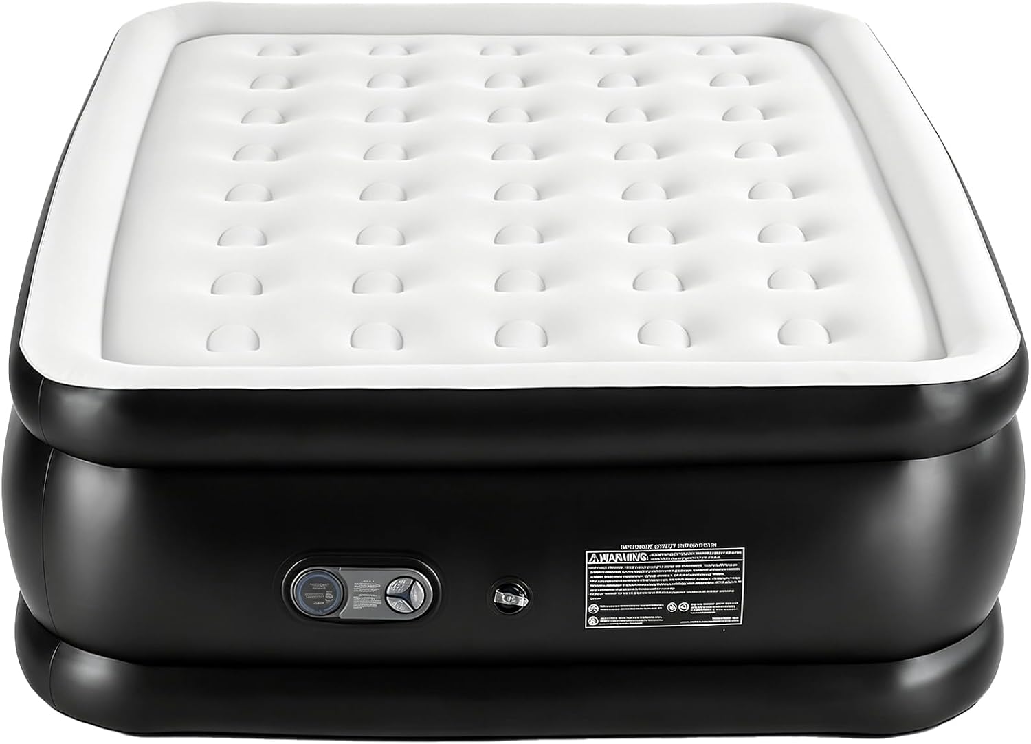 Sweetcrispy Weight Capacity 660 lbs Air Bed, Double Height, Non-Slip Bottom Design, Queen Air Mattress - 18" Inflatable Blow Up Airbed with Built-in High Capacity Pump for Home or Camping
