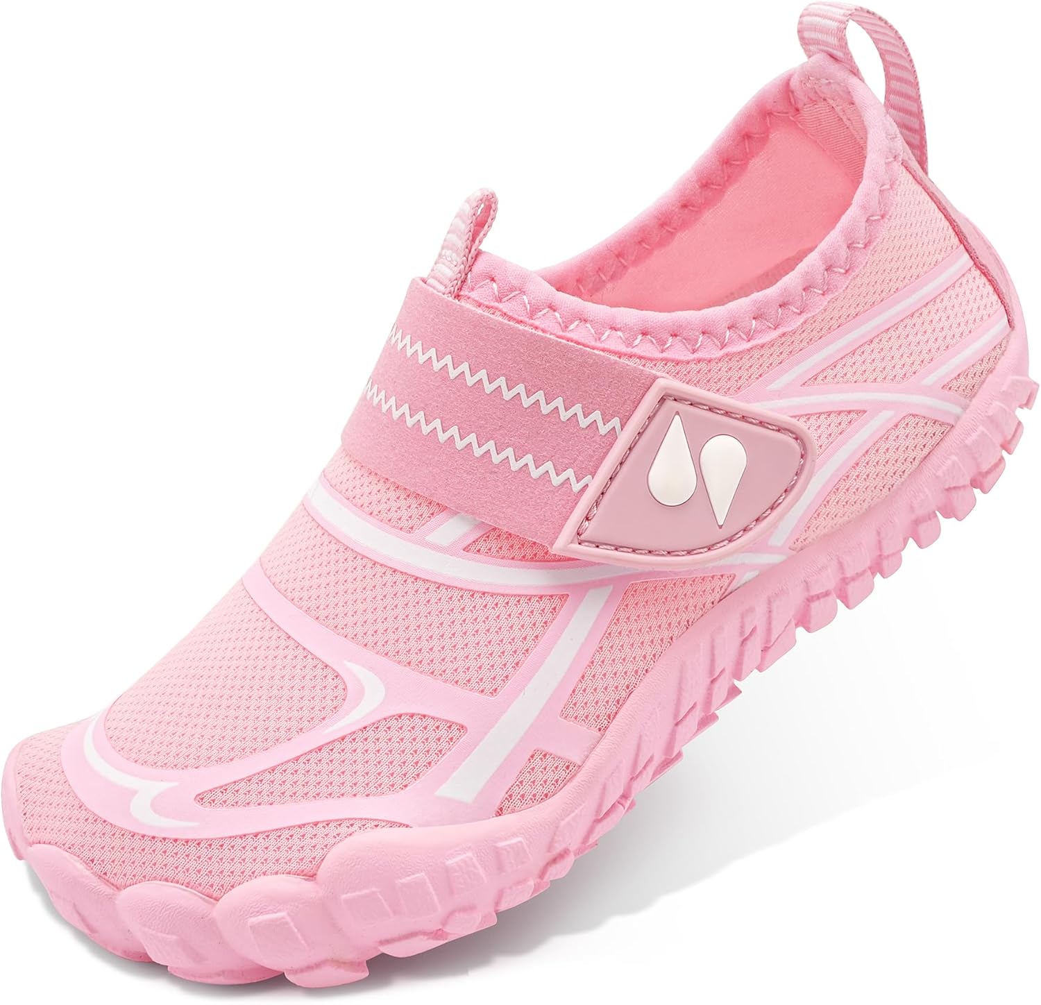 Stelle Kids Water Shoes Wide Toe Box Barefoot Quick Dry Non-Slip Aqua Shoes for Boys Girls Toddler Beach Swim Pool