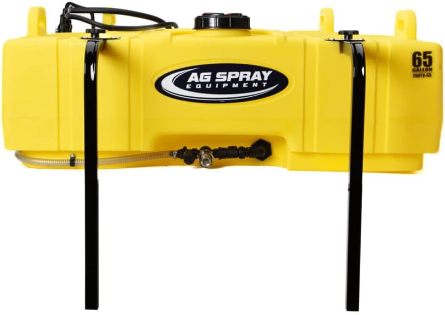 65 Gallon UTV Sprayer | Base Unit with 4.0 GPM 12V SHFLO Pump & Deluxe Handgun | High-Capacity Utility for Side by Side Beds, 45 PSI Max, Weed & Fertilizer Fertilizer Ready