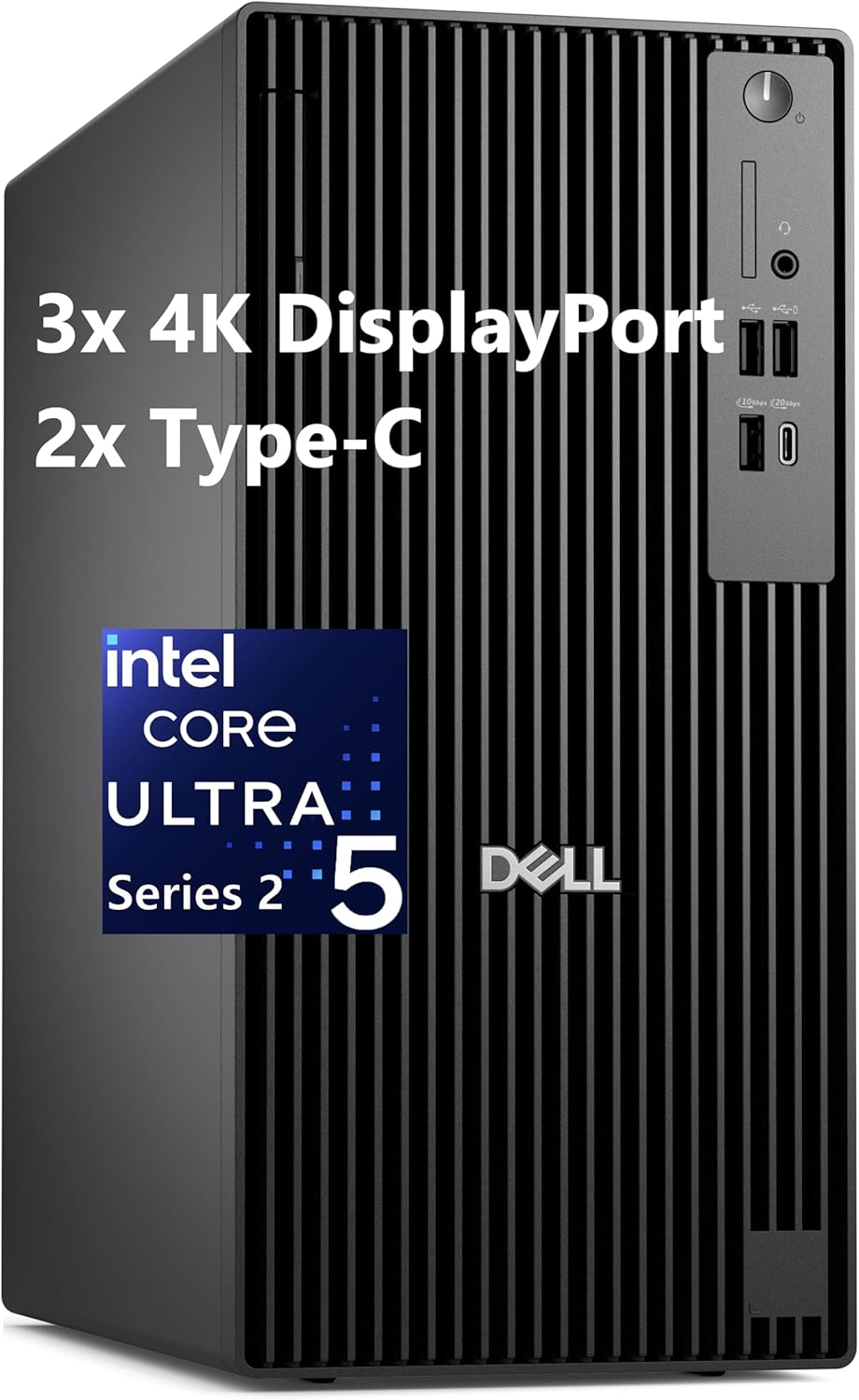 Dell Pro Tower Plus Business Desktop, Intel Core Ultra 5 235 AI-Powered, 32GB DDR5, 1TB SSD, Windows 11 Pro, High-Performance Enterprise Workstation Tower PC