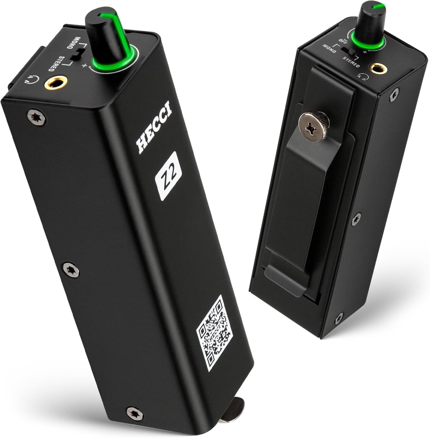 Z2 Wired Portable in Ear Monitor Amplifier, Headphone Amp with XLR and TRS Output, Headphone Amplifier with Stereo/Mono Switch for Keyboardists, Drummers, Guitar