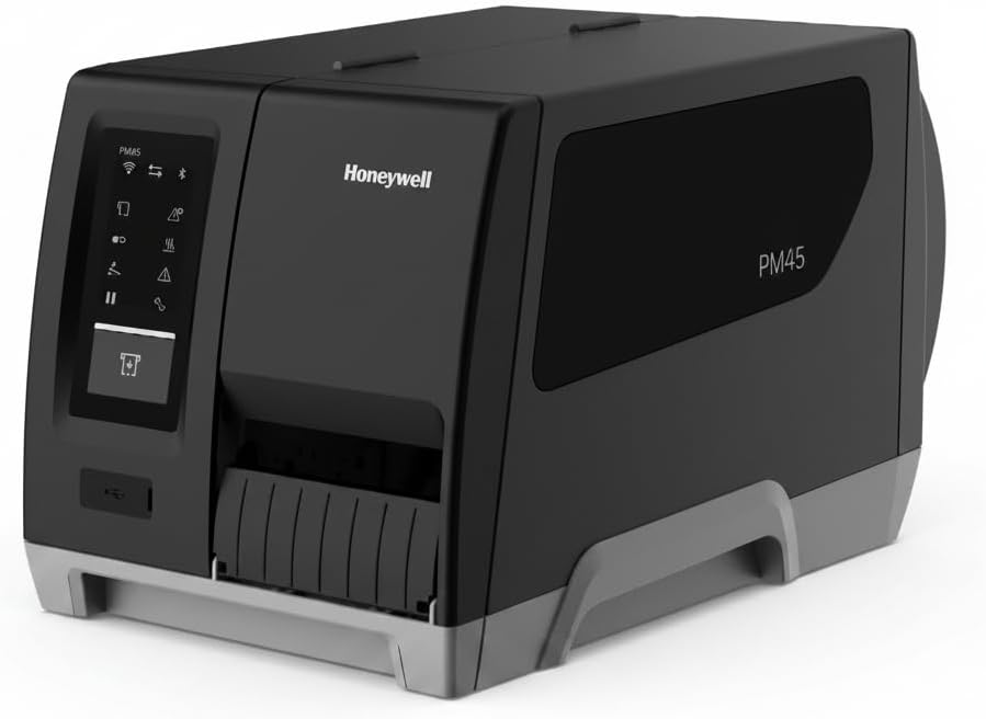 Honeywell PM45A Industrial Thermal Transfer Label Printer, Pack of 5, Includes Print Plus Service SVCPM45-WPR2