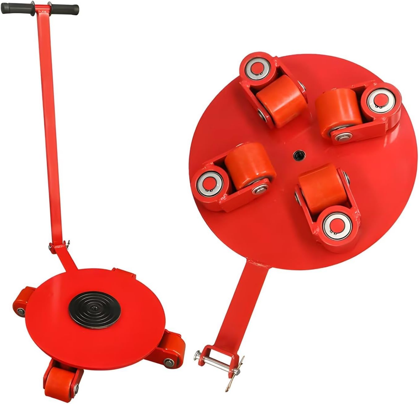 Heavy Duty Machinery Moving Skates with PU Wheels for Industrial Equipment Transport in Warehouses and Workshops