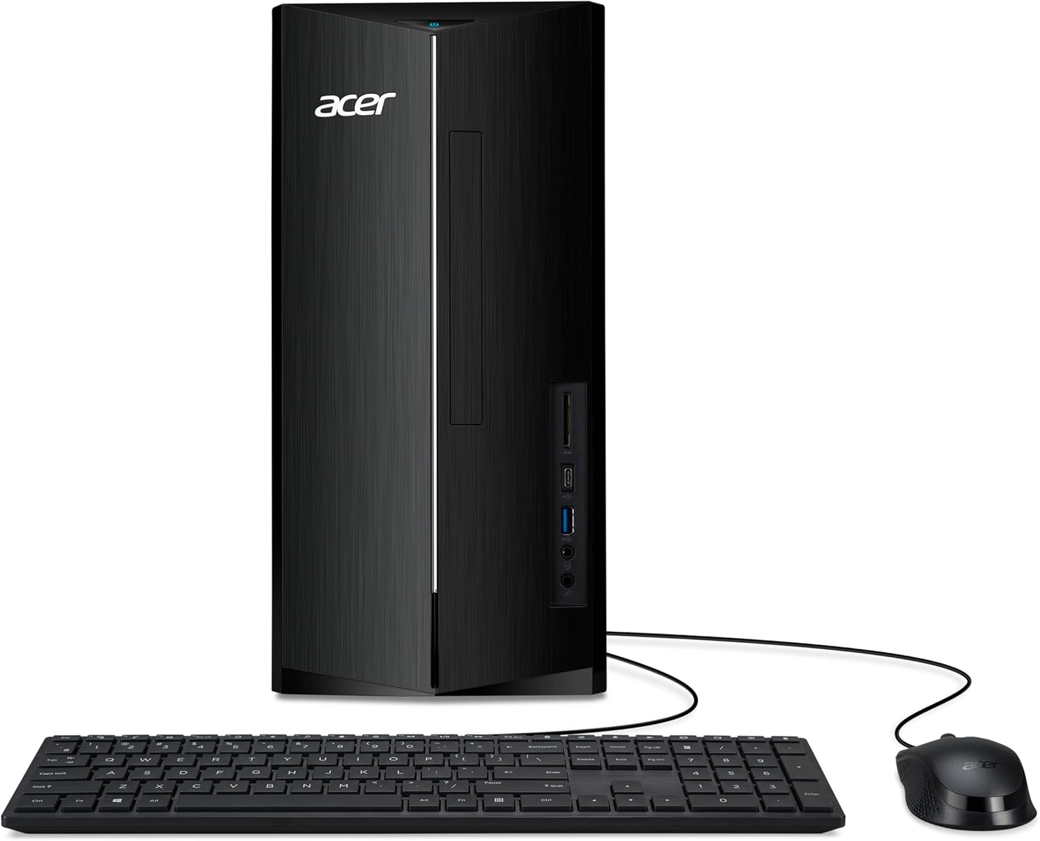 acer Aspire TC-1780-UR11 Desktop | 13th Gen Intel Core i5-13400 10-Core Processor | 16GB 3200MHz DDR4 | 512GB M.2 2280 PCIe Gen 4 SSD | SD Card Reader | Intel Wi-Fi 6E AX211 | Windows 11 Pro,Black