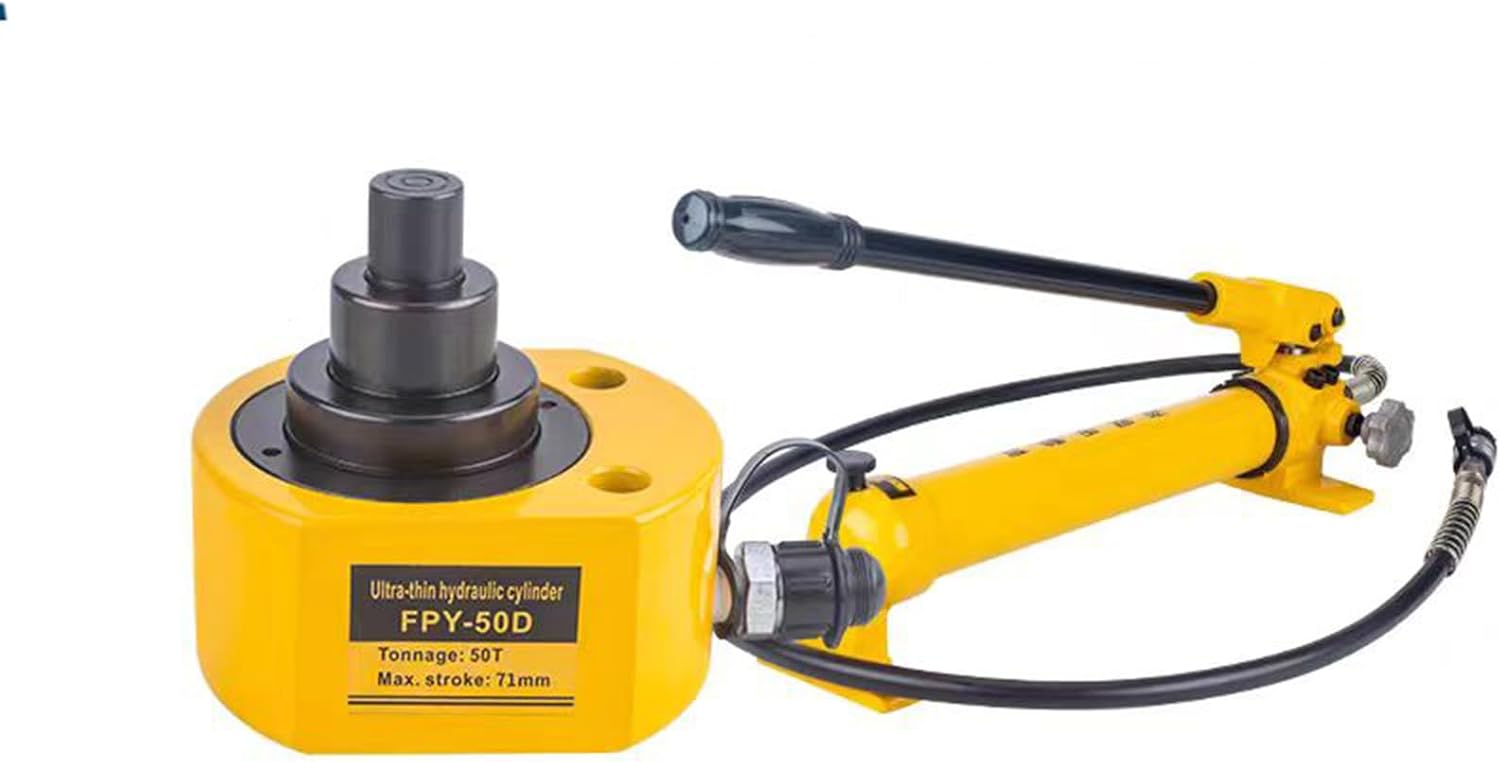 50 Ton Hydraulic Jack Hand Pump Kit - Heavy-Duty Lifting Tool for Automotive & Construction Applications, Powerful Hydraulic Equipment for Industrial Use