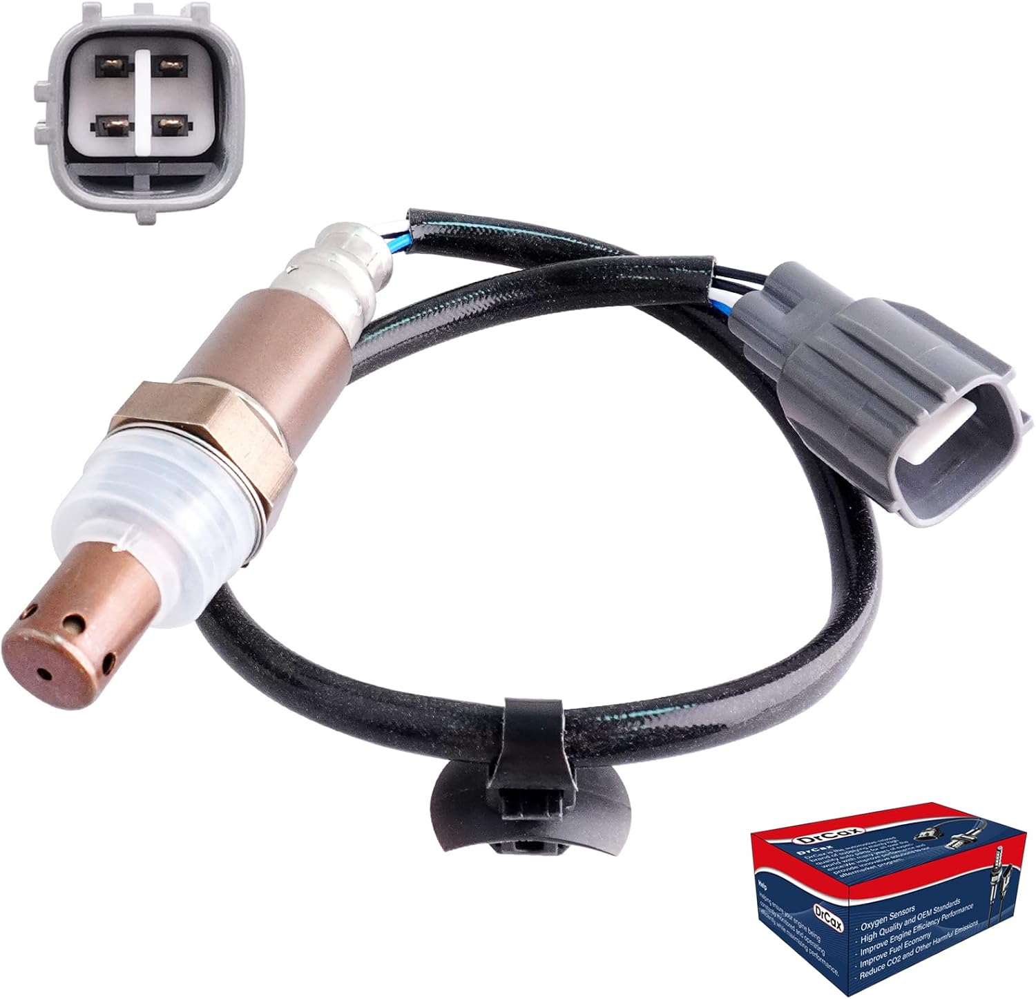 Oxygen O2 Sensor Heated Air Fuel Ratio Upstream 234-9042 2349042 Compatible with Toyota Camry Sienna Solara Highlander Lexus RX350 RX400h ES330 ES300 3.5L Replace 89467-06040 89467-0E030