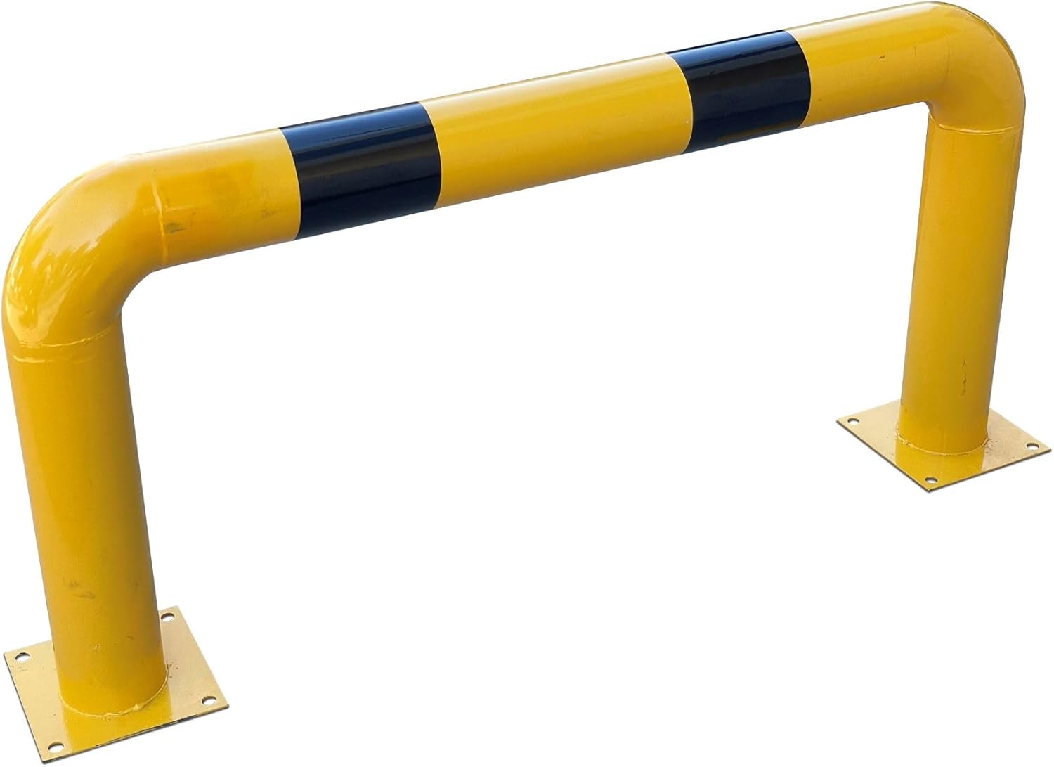 Sandbaggy High Profile Machine Safety Guard (24" H x 48" L) - Fixed Industrial Barrier Guards - Vehicle Impact Protection - Yellow Finish (20)