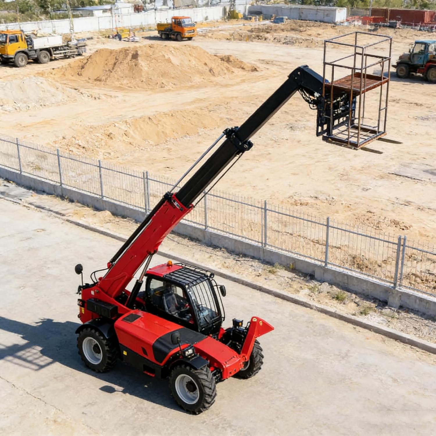 Telescopic Handler Telehandler Forklift Truck for Construction Material Lifting and Industrial Handling Equipment