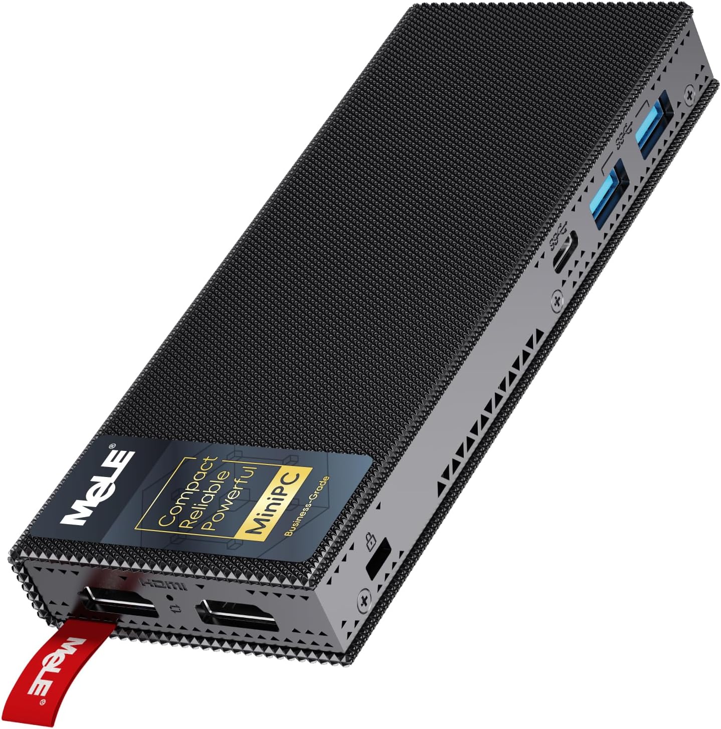 MeLE Fanless Mini PC Stick PCG02 Pro N5100 8GB/256GB, WiFi5 USB PD3.0, Micro Computer Desktop Dual HDMI, Gigabit Ethernet BT5.1, Compact SFF on Business Office Industrial IoT Home
