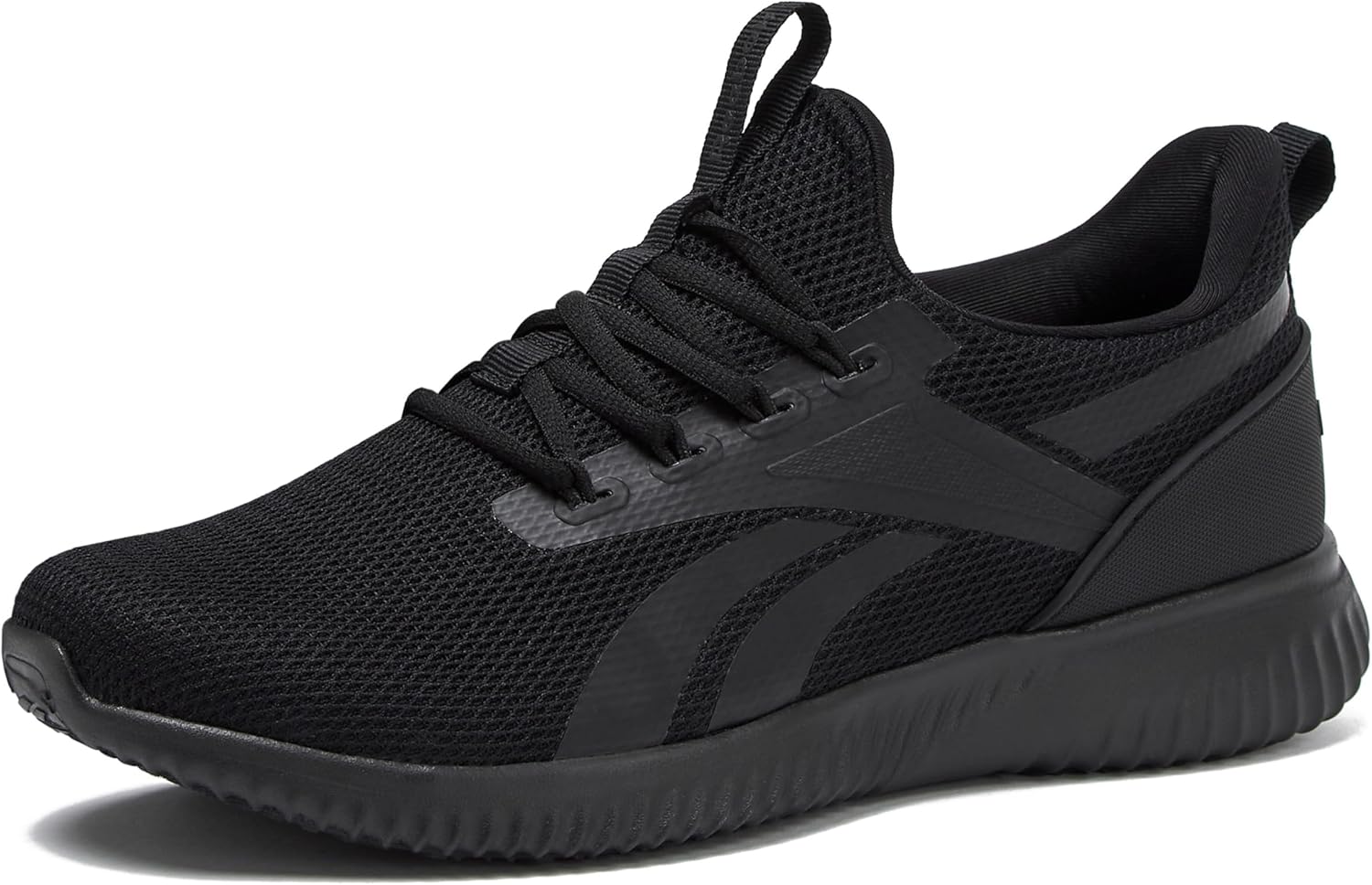 Reebok Karman Flow Slip On Mens Shoes, Athletic Walking Sneakers for Men - Black, White or Grey
