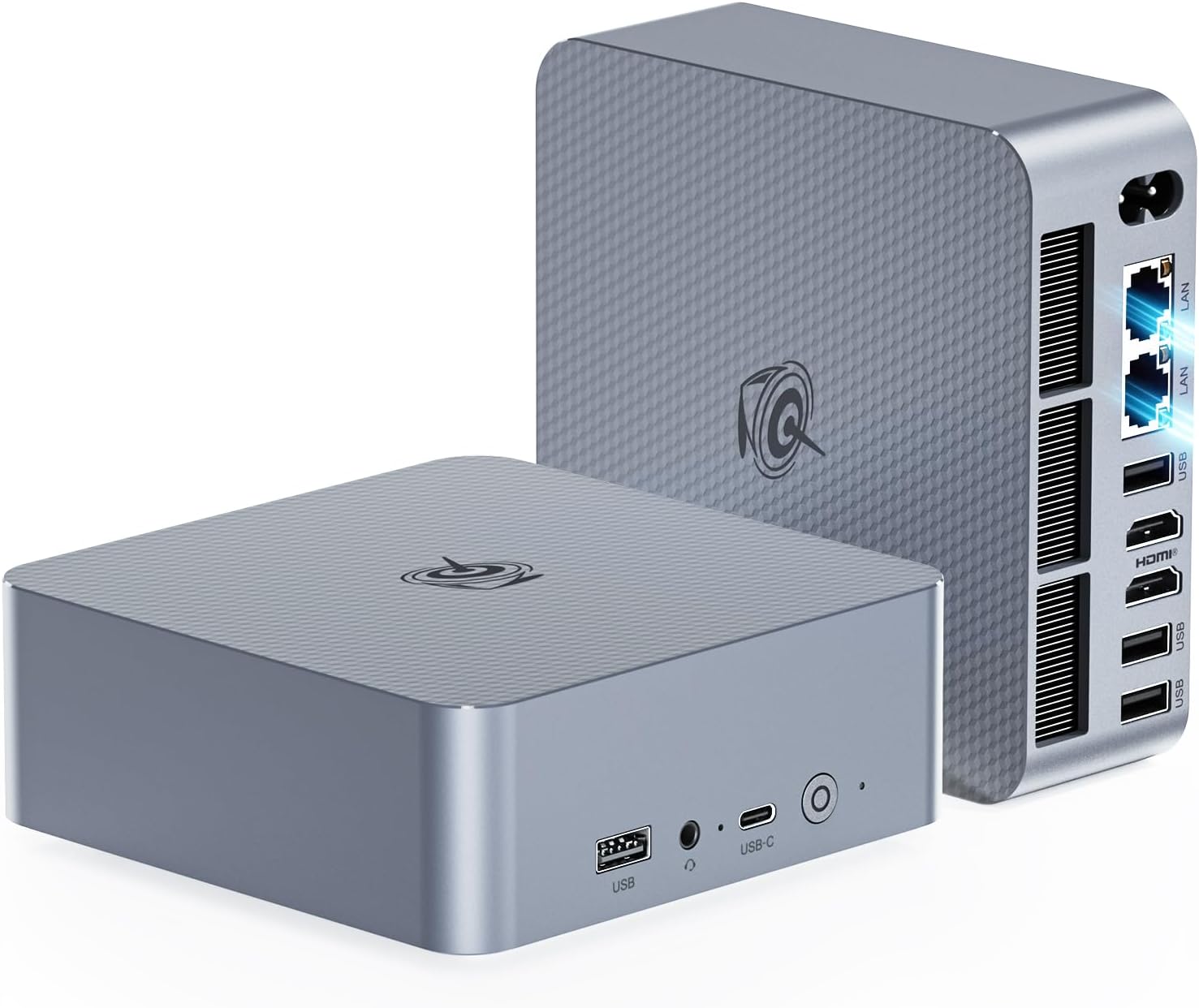 Beelink EQI12 Mini PC,Intel 12th Gen Core i3-1220P (10C/12T,up to 4.4GHz),Mini Computer with 16GB DDR4 RAM 500GB M.2 2280 PCle 4.0x4 SSD,4K Dual Screen Display/Dual LAN/WiFi6/BT5.2/USB3.0