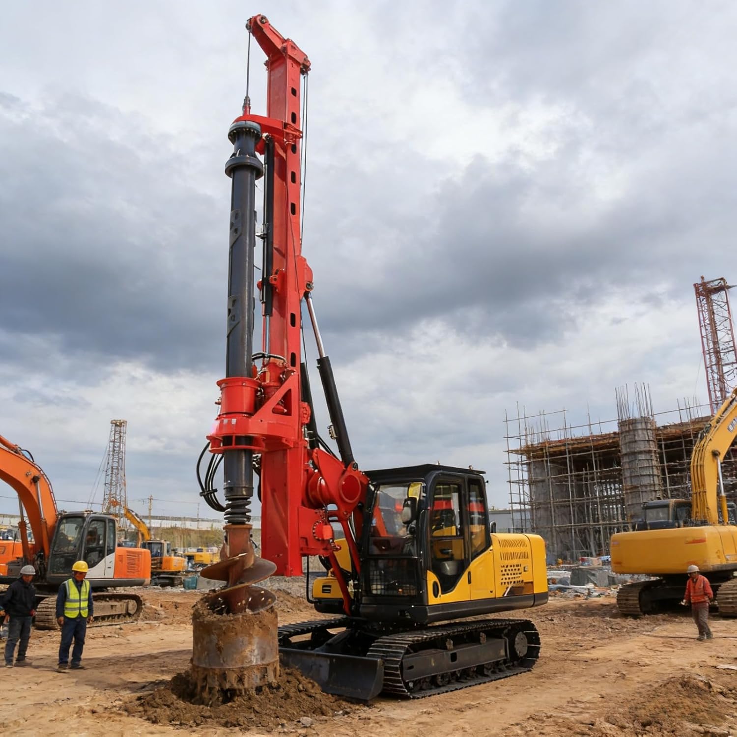 Industrial-Grade Heavy-Duty Rotary Drilling Rig Full Hydraulic Mobile Unit Hydraulic Rotary Water Well Drilling Equipment for Groundwater Projects Rural Water Supply and Commercial Irrigation Systems