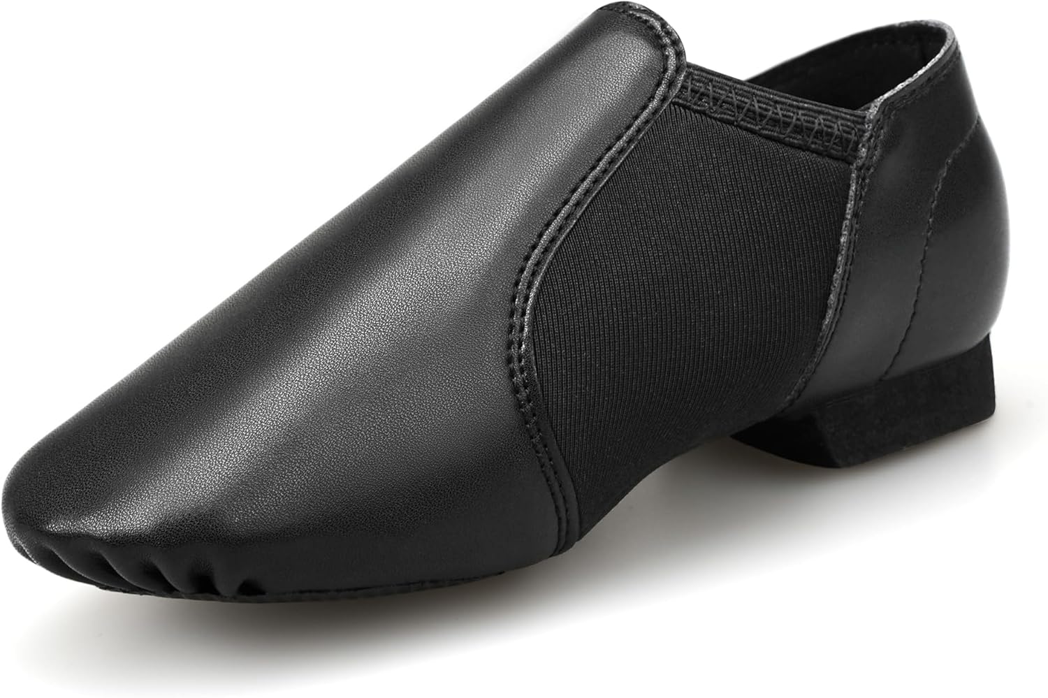 Stelle Jazz Shoes for Girls and Boys PU Leather Slip-On Jazz Dance Shoes