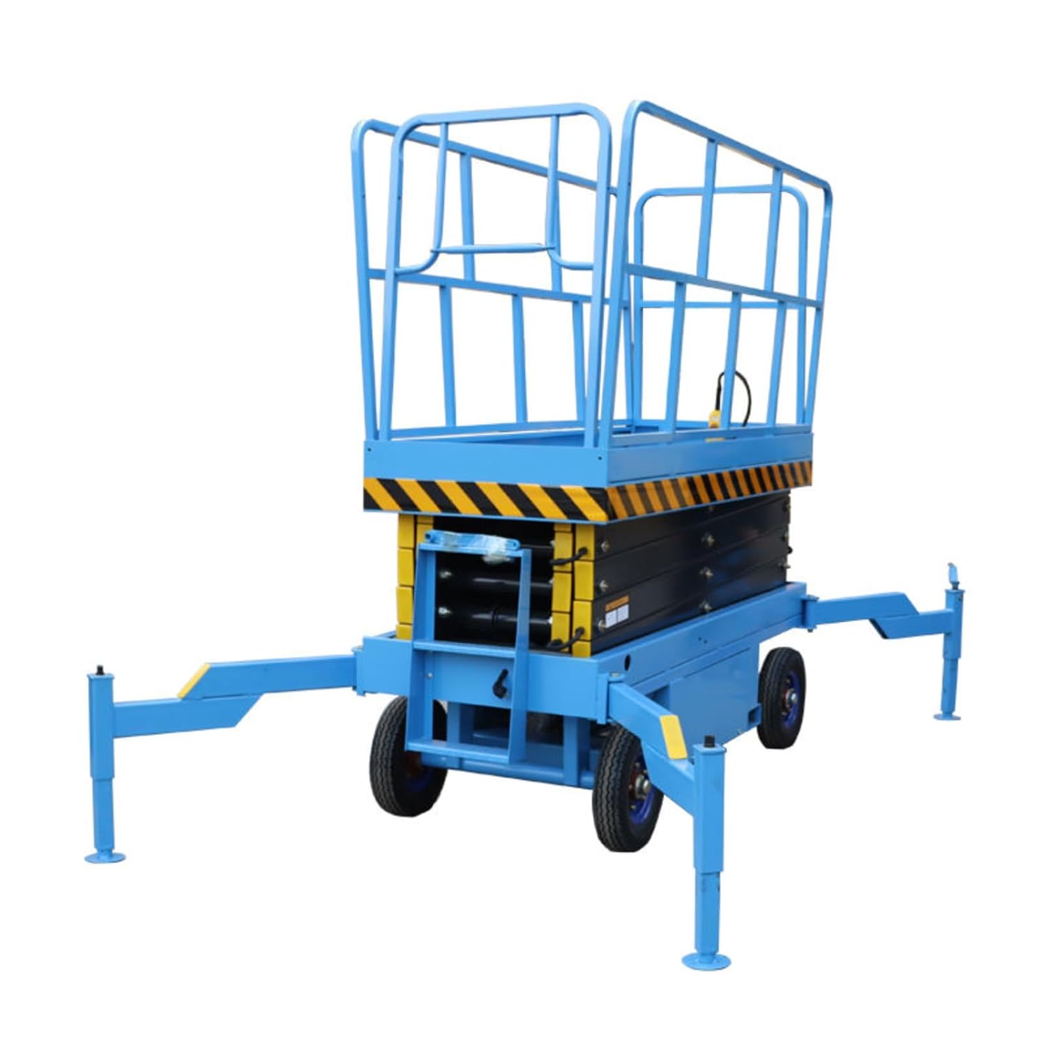 Mobile Work Platform for Warehouse Storage and Factory Assembly Line Support Industrial Vertical Lift Equipment System Use