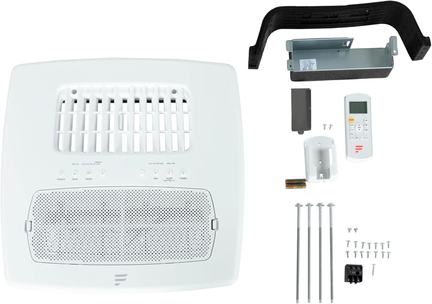 Furrion Chill Cube Ducted Air Distribution Box (R32) with Operating Panel, Remote Control, Detachable Filters, White - FACT18VSDA-PS-AM