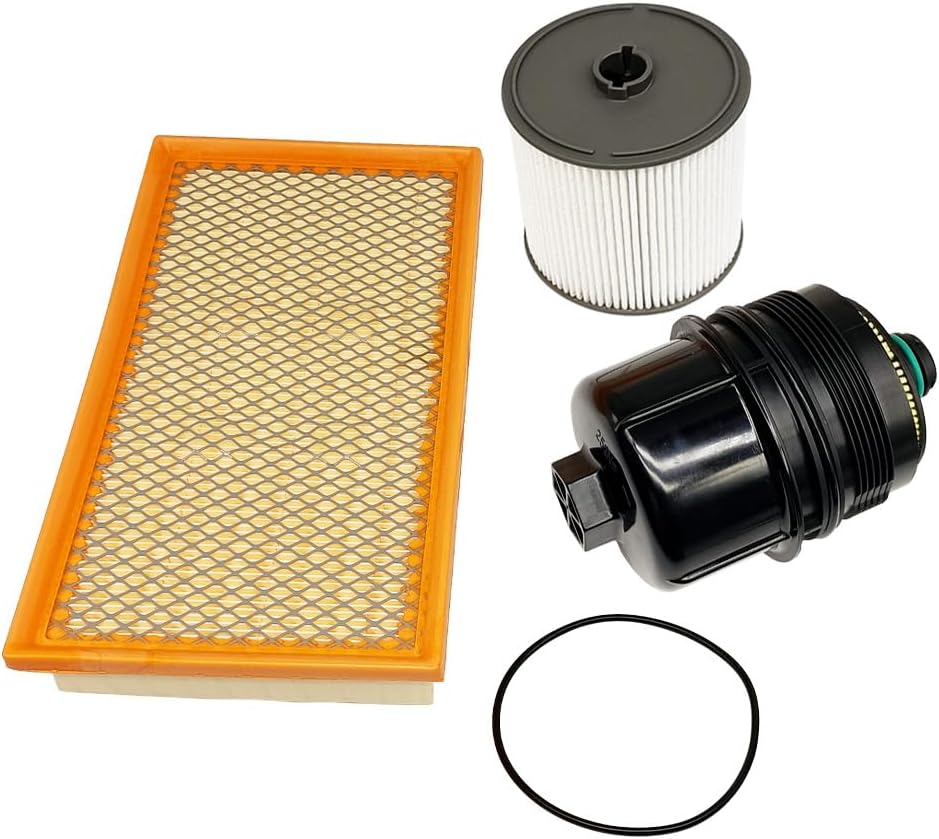 3.0L EcoDiesel Engine Air Oil Fuel Filter Kit Fit for Wrangler JL Gladiator 2020 2021 2022 2023 Replace for 68364653AA 68507598AA 68436631AA