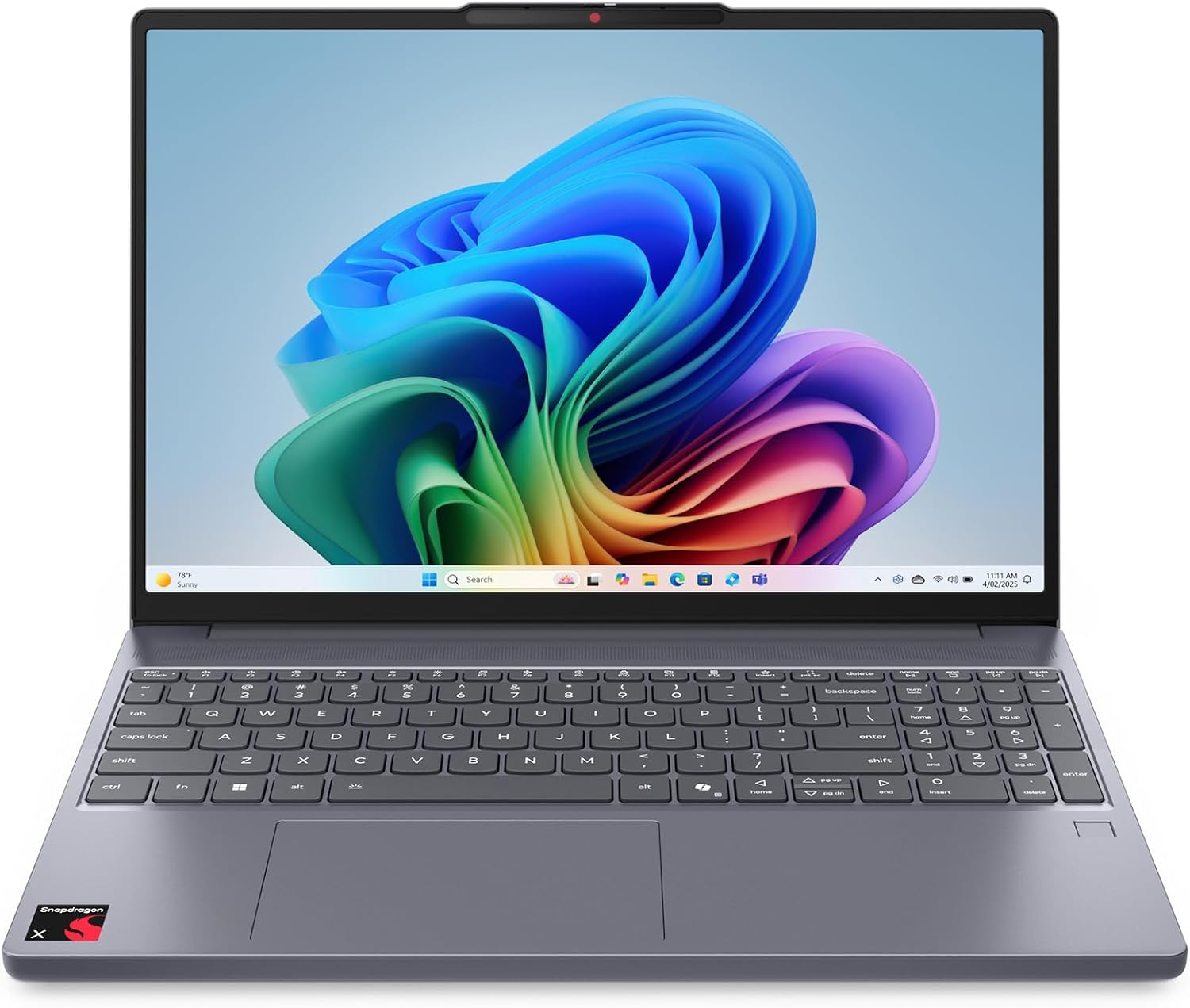 Lenovo IdeaPad Slim 3X - 2025 - Everyday AI Laptop - Copilot+ PC - 15.3" WUXGA Display - 16 GB Memory - 512 GB Storage - Snapdragon® X - Luna Grey