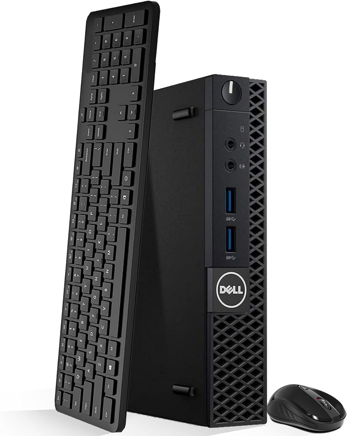 Dell OptiPlex 3050 Tiny Computer Micro Tower PC, Intel Core i5-6500T Processor, 16GB DDR4 Ram, 512GB NVMe SSD, Display Port, HDMI, Wi-Fi, Wireless Keyboard & Mouse, Windows 11 Pro (Renewed)