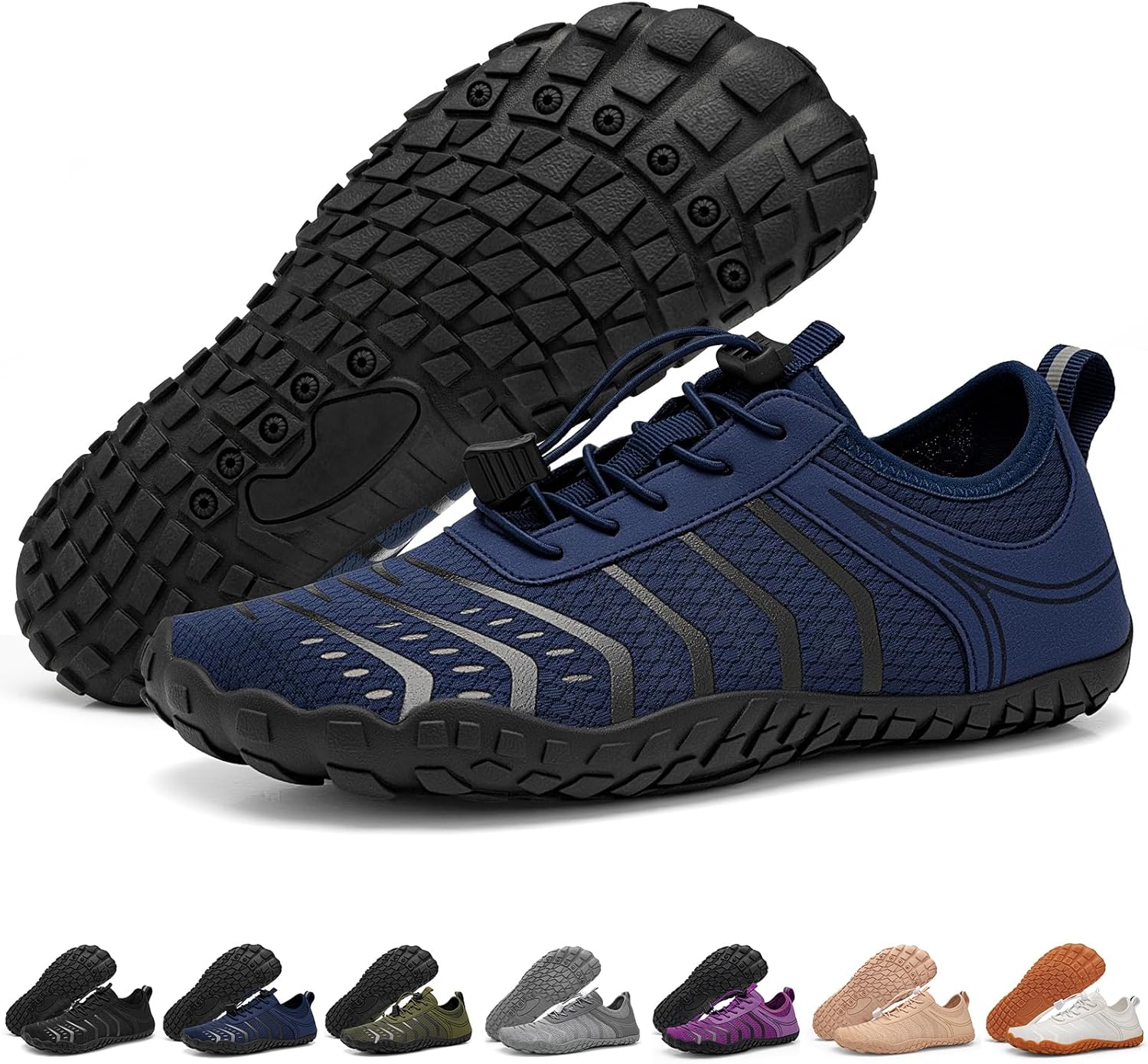 2026 New Hiking Barefoot Shoes Womens Mens Footwear,Wide Toe Box Water Shoe for Women Men,Zero Drop Comfortable & Non-Slip Barefoot Vitality Shoe Women's Athletic Footwear for Walking Hiking