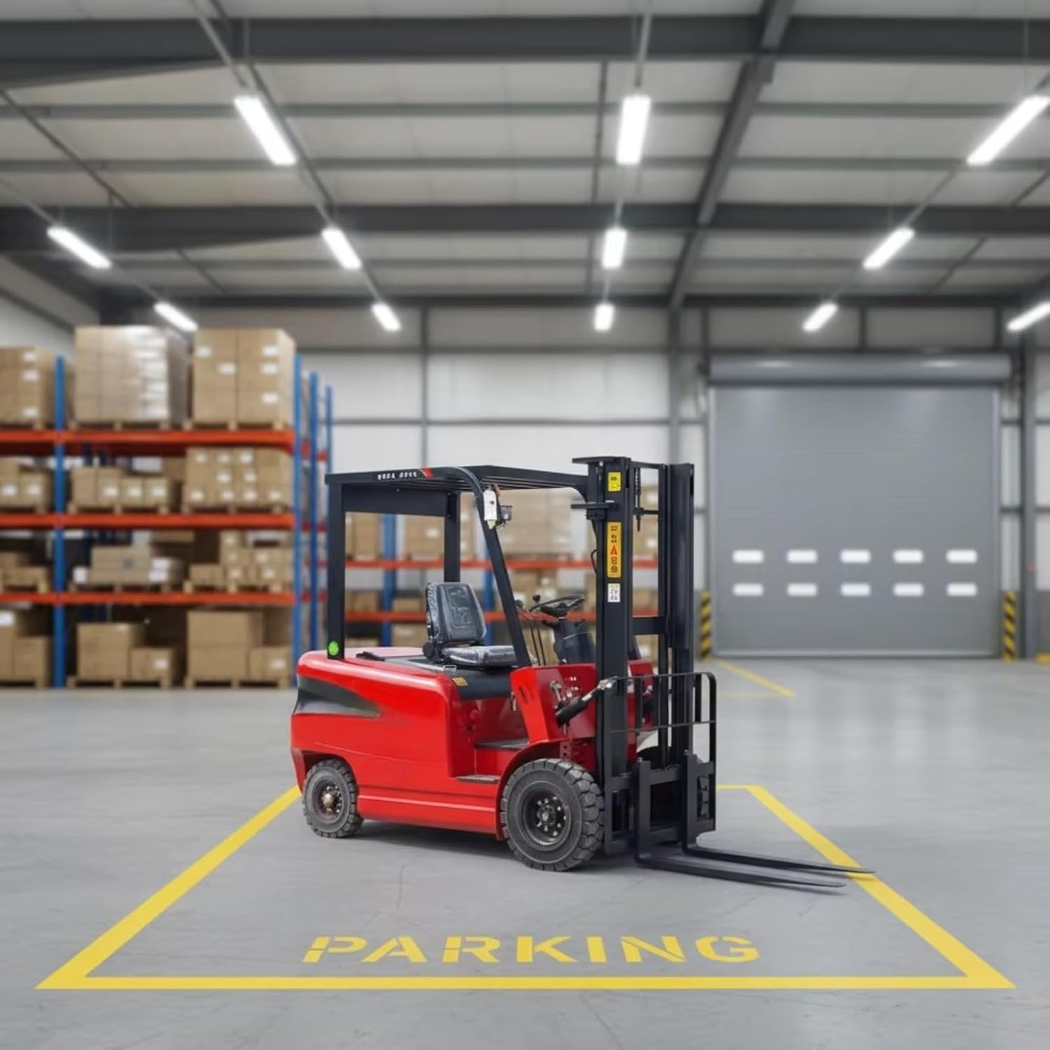 Intelligent Control System Lift Truck, 5000lbs Capacity Electric Forklift, Lithium Ion Reach Truck, Industrial Material Handling Equipment