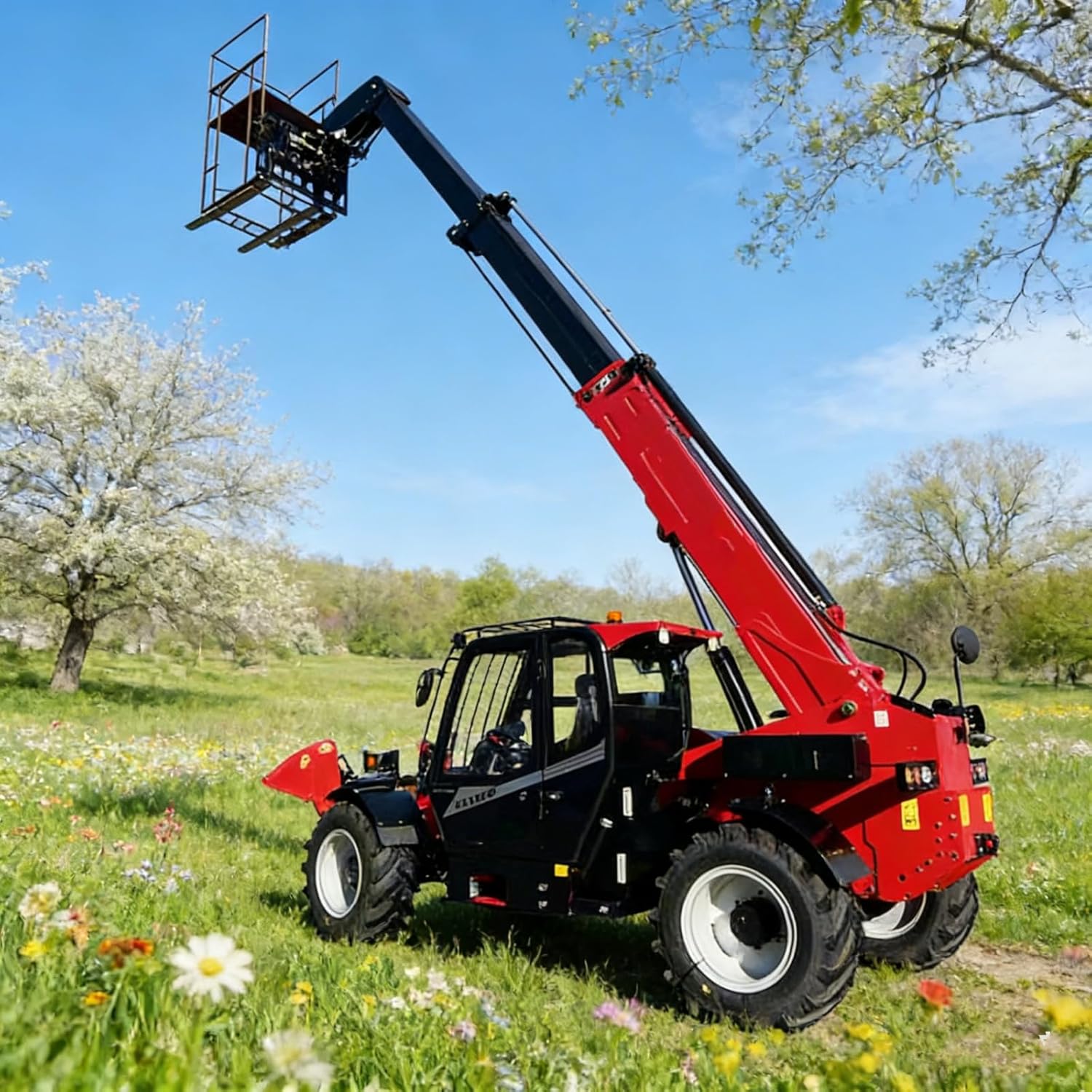 Telehandler Telescopic Handler Lift Truck for Industrial Material Handling Equipment in Construction Sites
