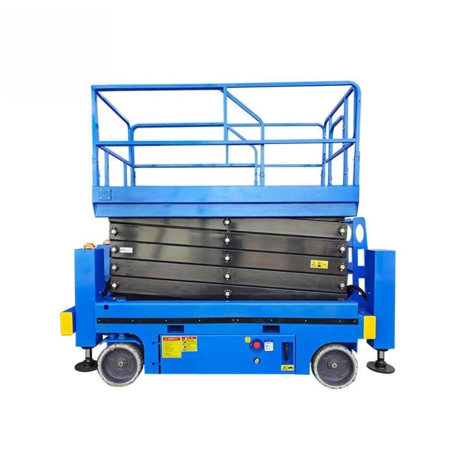 Mobile Scissor Lift Electric Hydraulic Lifting Platform Table Compact Scissor Lift Equipment for Warehouse Vertical Lift Platform Aerial Work Platform Portable Industrial Lift System