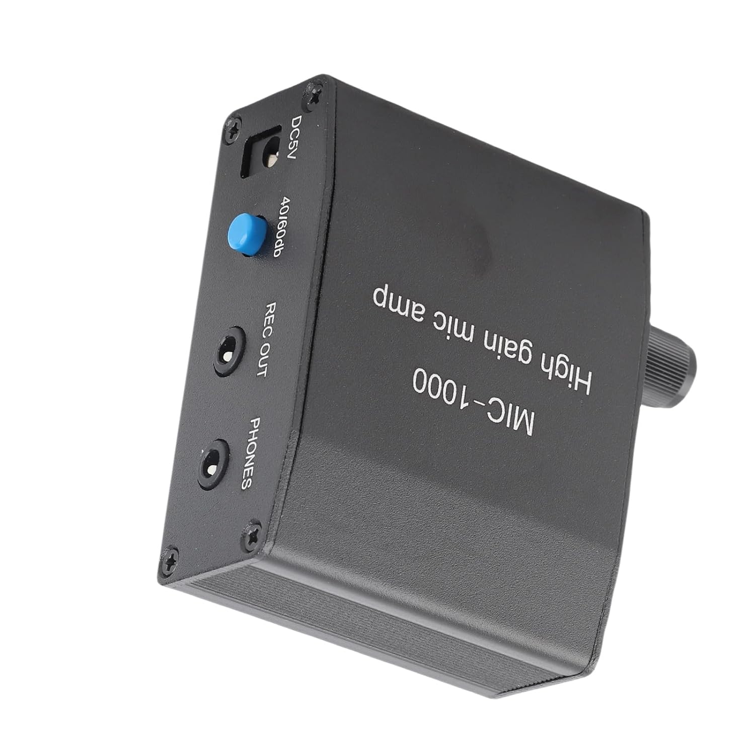 YWBL-WH High Gain Microphone Amplifier, Mic Power Audio Amp with ALC Automatic Control for Recording & Headphone Listening
