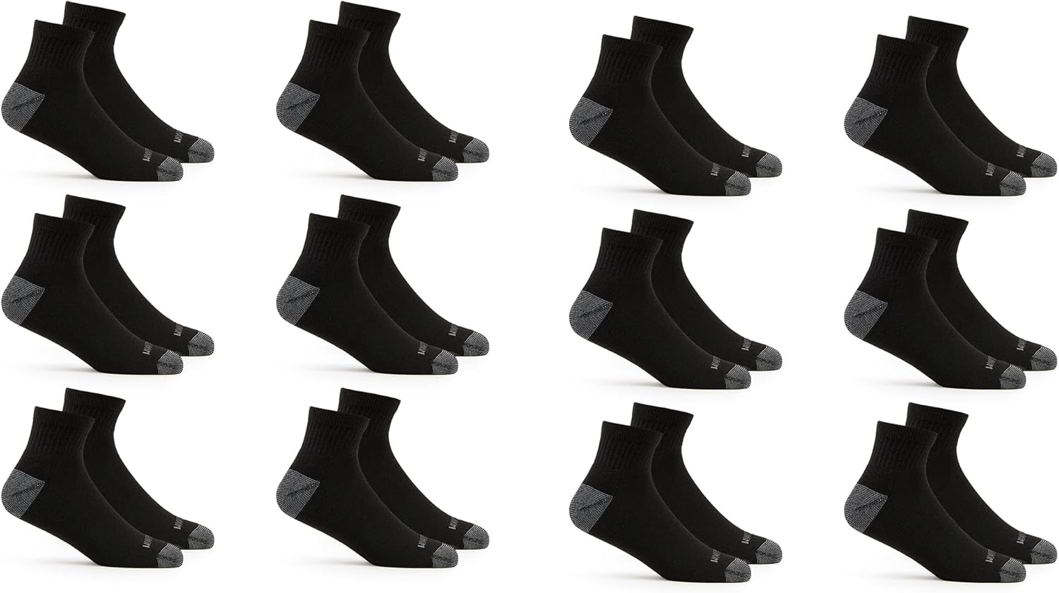 Fruit of the Loom Men's Dual Defense Ankle Socks, Odor Protection with Half Cushion, Multi-Packs