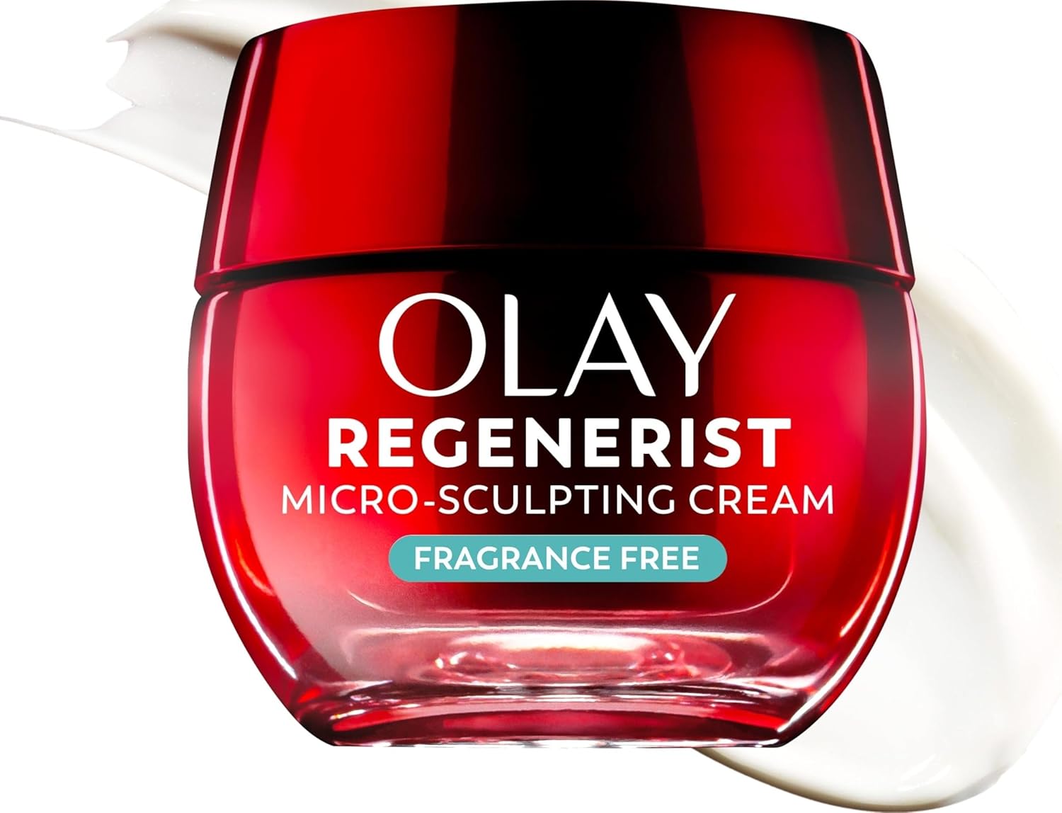 Olay Face Moisturizer, Regenerist Micro-Sculpting Cream for Women, Fragrance-Free - Anti-Aging, Anti-Wrinkle, Firming Skin Care - Triple Collagen Cream, Peptide, Hyaluronic Acid, Niacinamide, 1.7oz