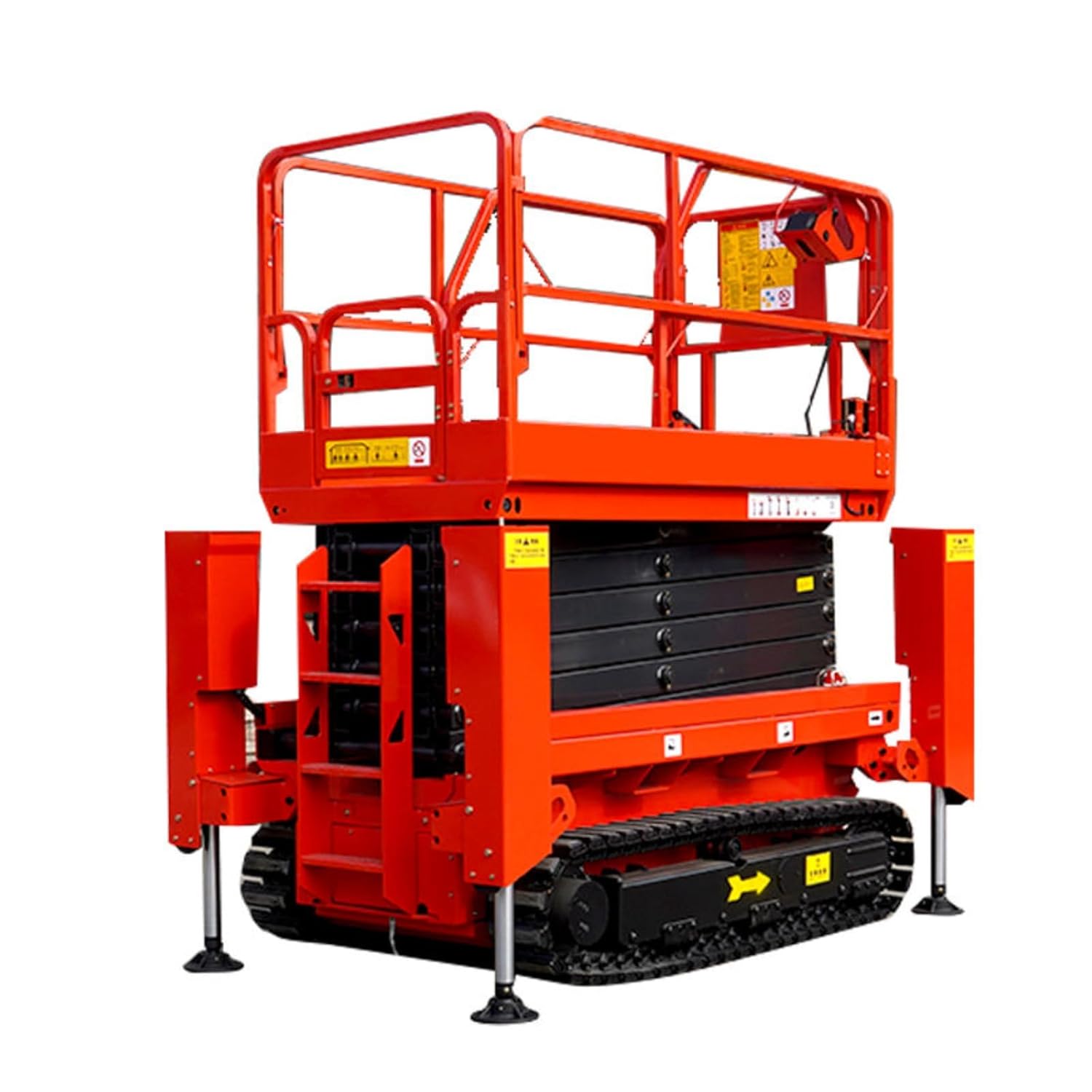 Electric Scissor Lift Platform Hydraulic Mobile Lift Table for Warehouse Aerial Work Platform Industrial Vertical Lift Equipment Self Propelled Scissor Lift System