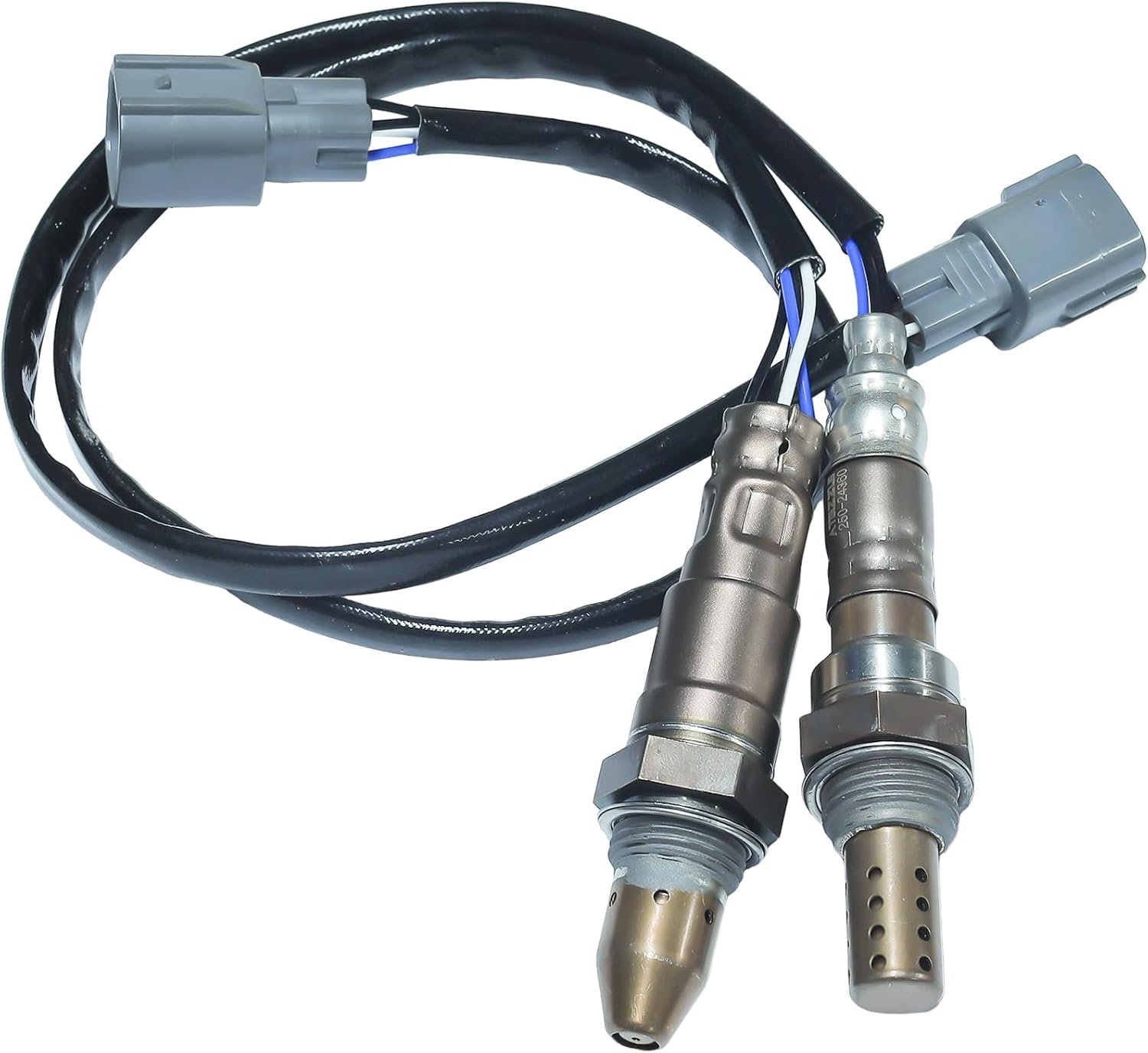 Air Fuel Ratio Sensor O2 Oxygen Sensor 250-54084 250-24360 Upstream and Downstream Fit for Toyota Camry RAV4 Scion tC Lexus ES300h 2.5L L4, 2011 2012 2013 2014 2015 2016 2017 2018, 2 Pcs