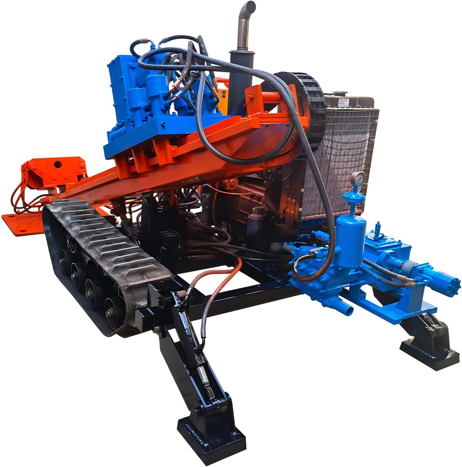Crawler Horizontal Directional Drilling Rig Machine, HDD Rig for Fast Pipeline Construction in Cities, Industrial Horizontal Directional Drilling Equipment for Protected Areas and Farmland