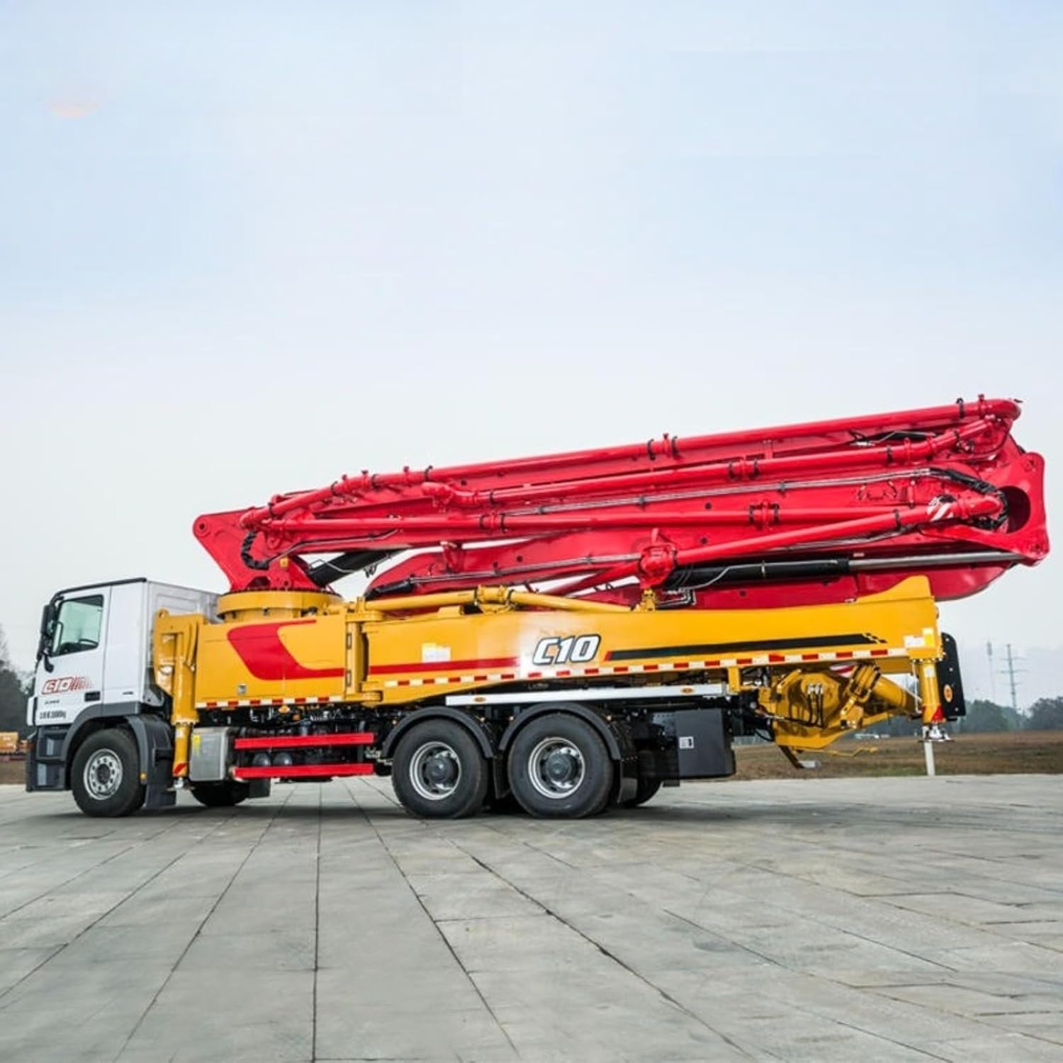 Hydraulic Placing Boom System, Concrete Equipment for Bridge Construction, Road Slabs, Industrial Flooring, Warehouse Projects and Structural Engineering
