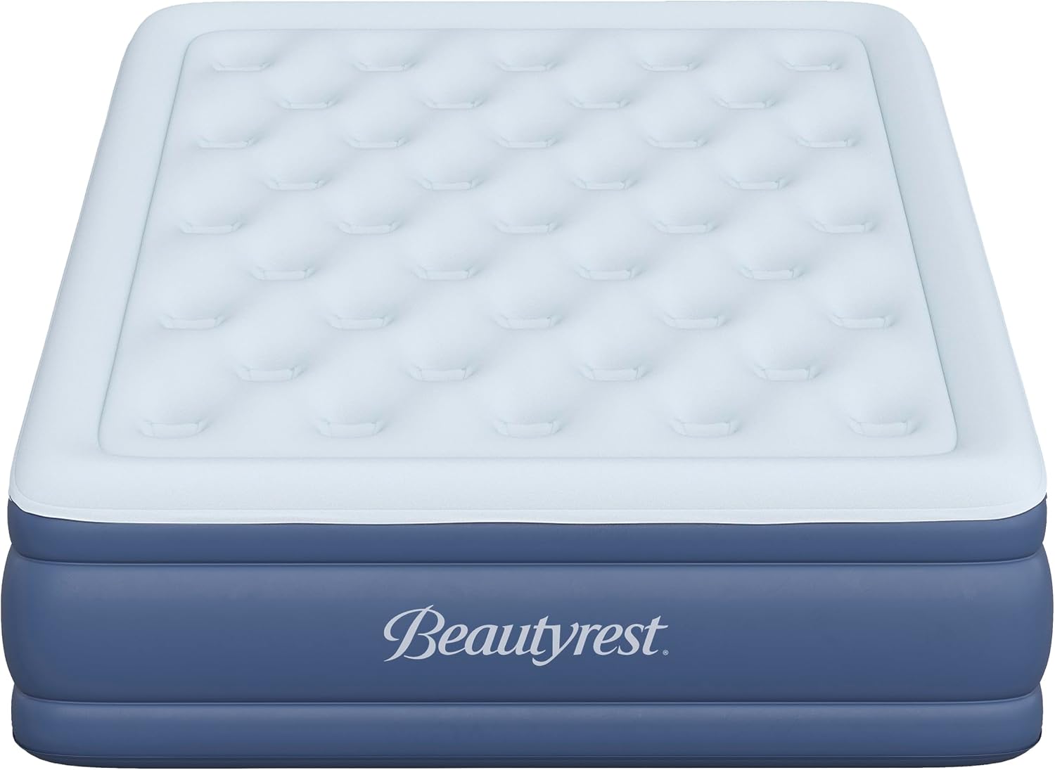 Beautyrest Supreme Air, Cal-King Size Air Mattress with Built-in Pump, Raised Inflatable Bed, Puncture-Resistant Vinyl, Auto Shut-Off, 650lb Support, Guest Bed, Camping Airbed, 3-Year Warranty