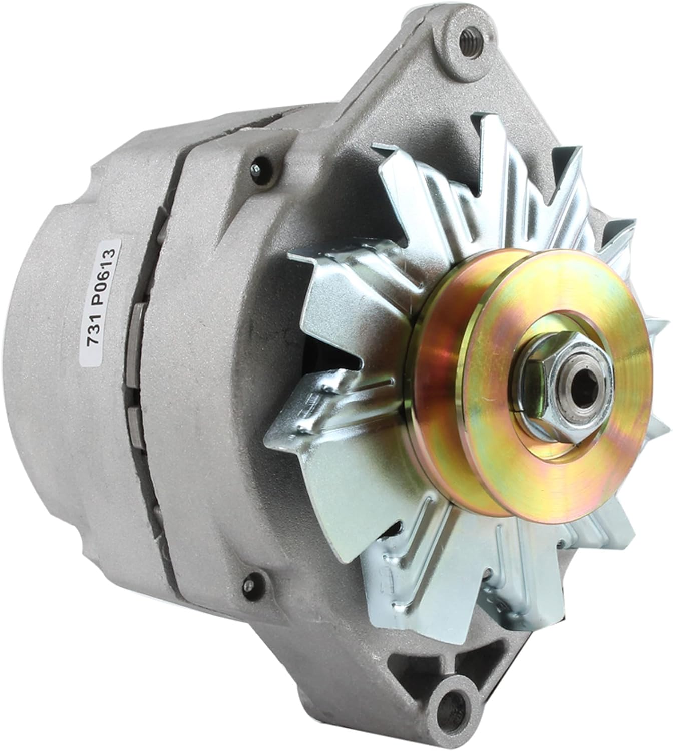 DB Electrical 400-12455 TRACTOR Generator 1-Wire ALTERNATOR w 1/2 Inch Pulley for John Deere Case /63 Amp, 12 Volt, CW