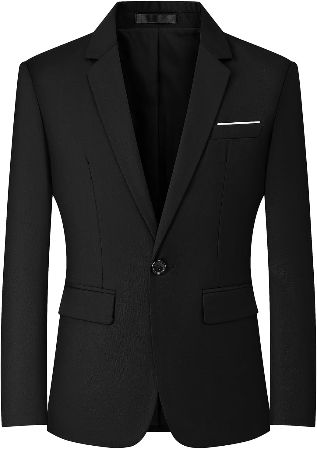 Mens Blazers Slim Fit Business Casual Men Suit Sport Coat One Button Travel Blazer Lightweight Suit Jacket