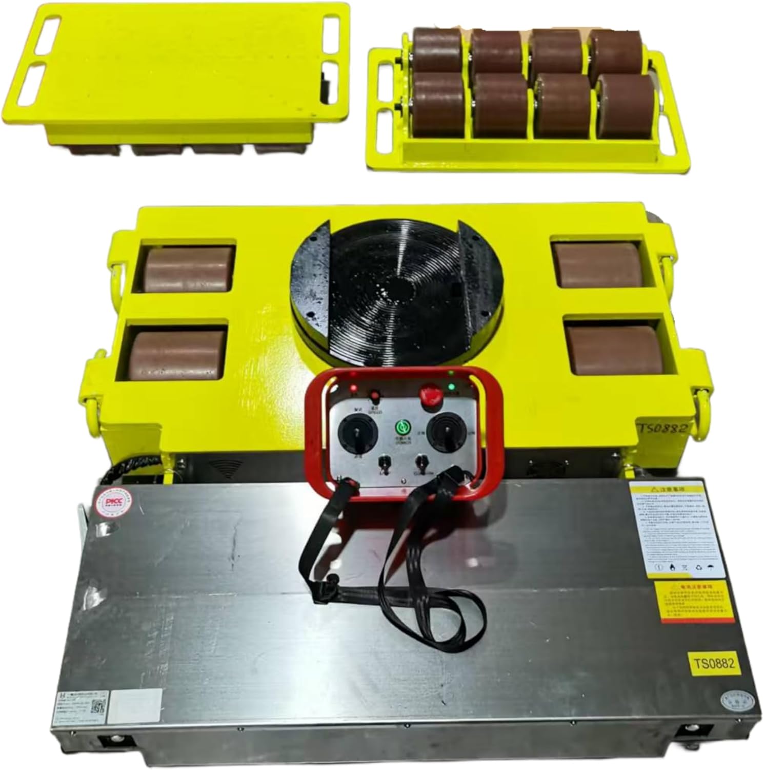Upgraded Heavy Duty Electric Machine Dolly Skate Kit. Includes an Industrial-Grade Wireless Remote Control. Suitable for Transporting Large Machinery Equipment-Customization，The Price is negotiable.