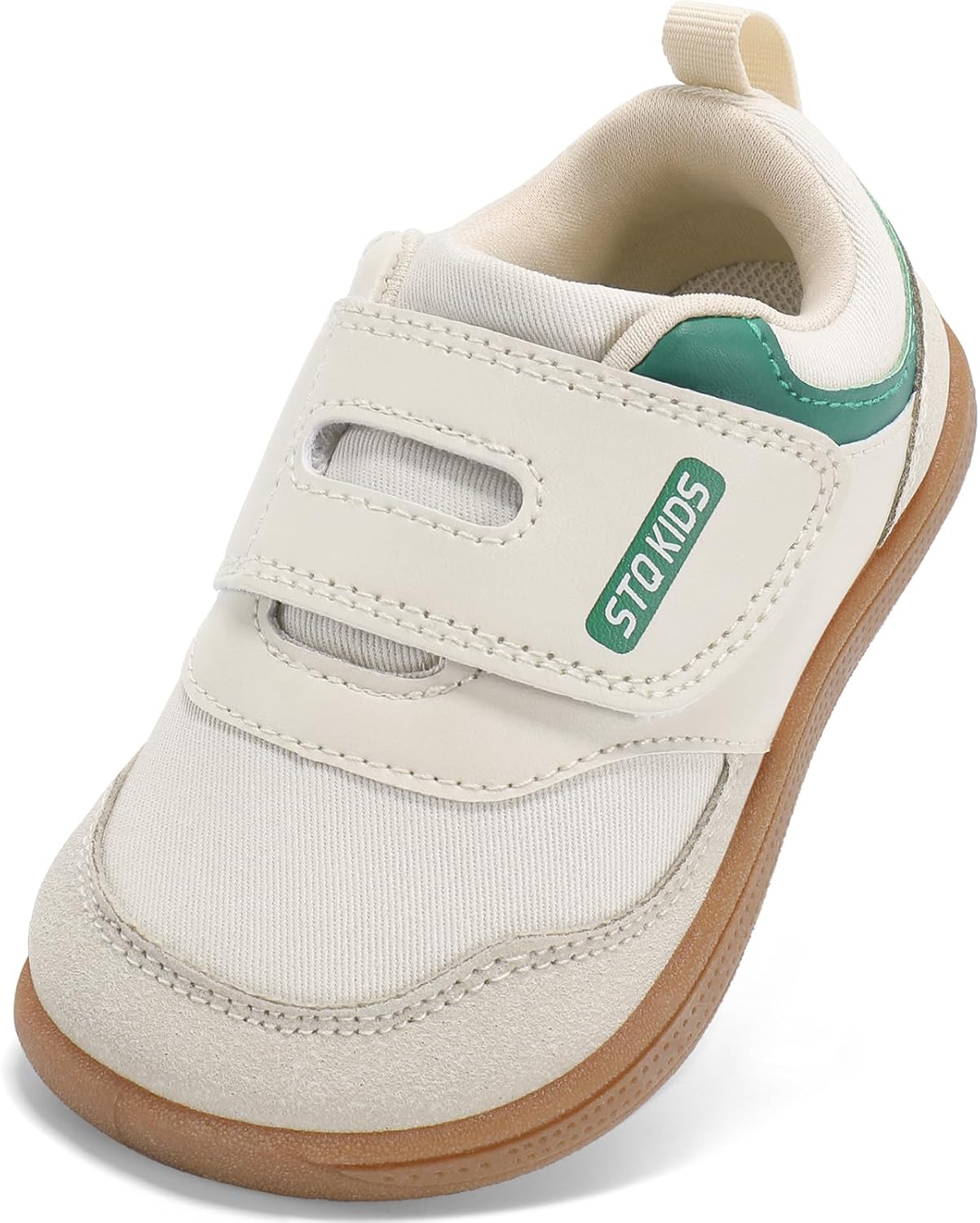 STQ KIDS Toddler Wide Toe Box Shoes Barefoot Sneakers Girls Boys Zero Drop First Walking Running Tennis Grounding Shoes