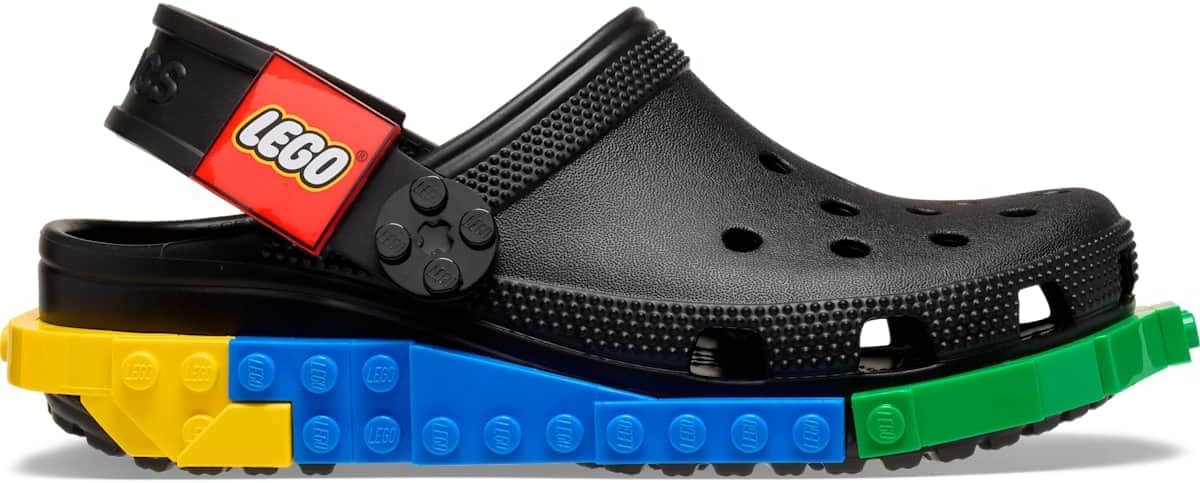 Crocs Unisex-Child Classic Lego System Clogs, Lego Shoes for Kids