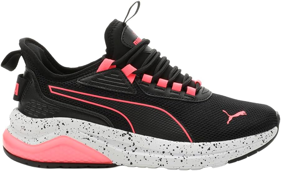 PUMA Womens Amplifier Speckle Lace Up Sneakers Shoes Casual