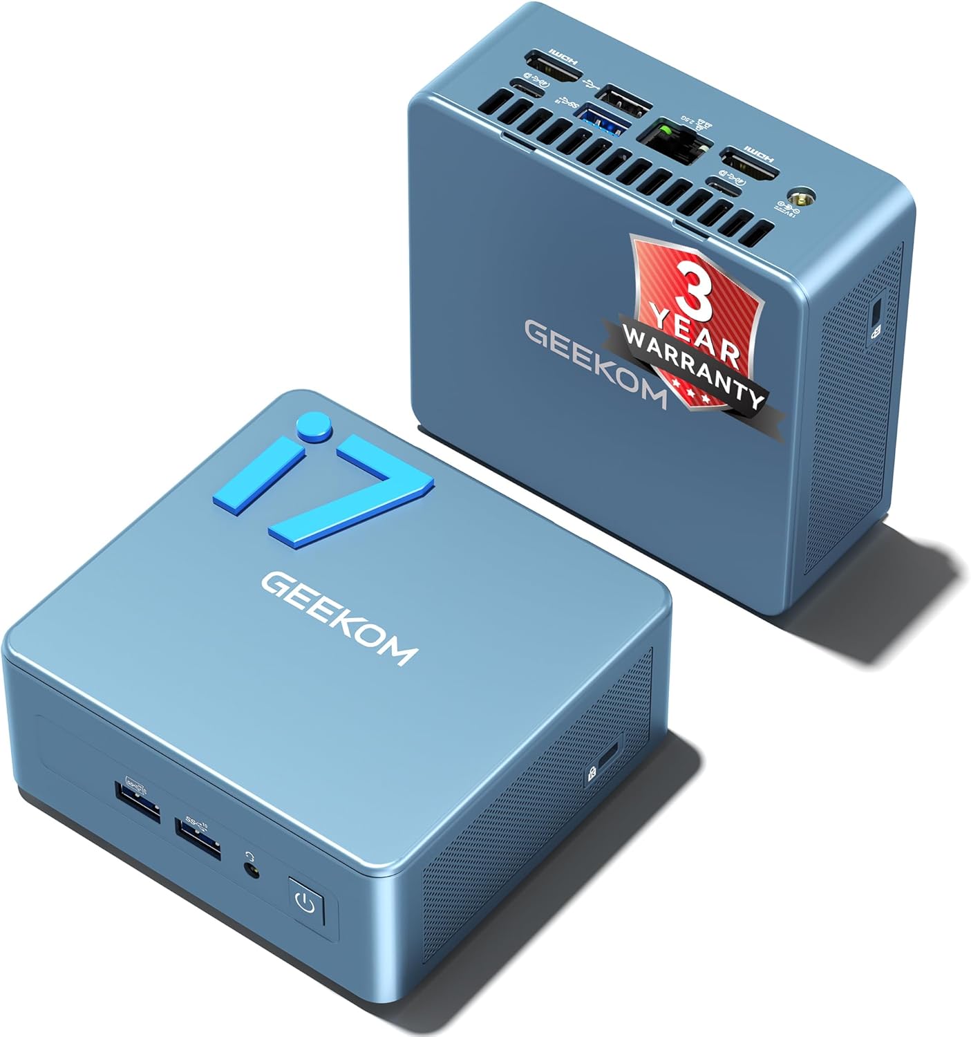 GEEKOM [Business Workstation Mini PC IT12 for Home Office|Daily Work[3-Year Coverage] with Intel i7-1280P Mini Computers,16GB RAM/1TB SSD(Expandable) Windows 11 Pro Desktop PC (Low-Power),USB 4/8K