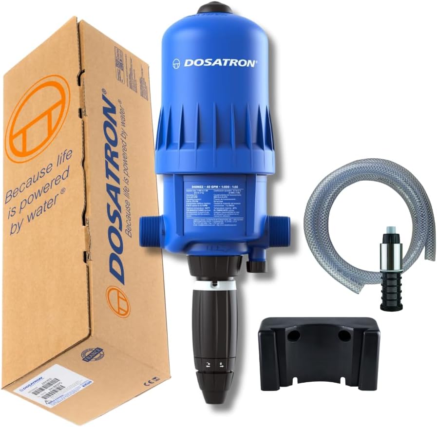DOSATRON D40MZ2 D40MZ2VFII Water-Powered Chemical Injector Dosing Pump | 40 GPM | 0.2%-2% Dilution | 2.2-40 GPM Flow Range | 1 1/2" NPT | Irrigation Livestock Industrial Applications