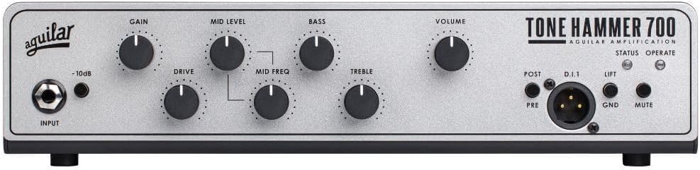 Aguilar TH700V2 Tone Hammer Gen 2 700-watt Bass Amplifier Head (TH700V2)