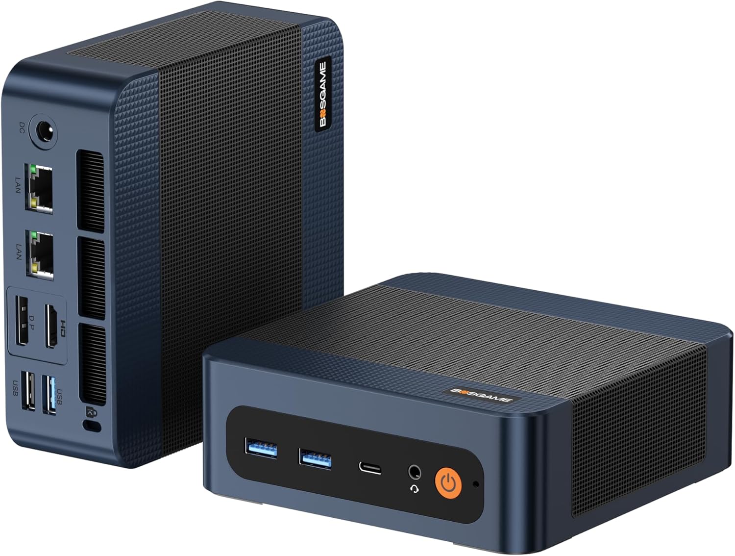 BOSGAME P3 Mix Mini PC, Mini Computers with Ryzen 5 7640HS (up to 5.0 GHz), 32GB DDR5, 1TB PCIe SSD, 4K Triple Display, USB 4.0, Dual 2.5G LAN & Wi-Fi 6E & BT5.2, Mini Desktop for Home Office