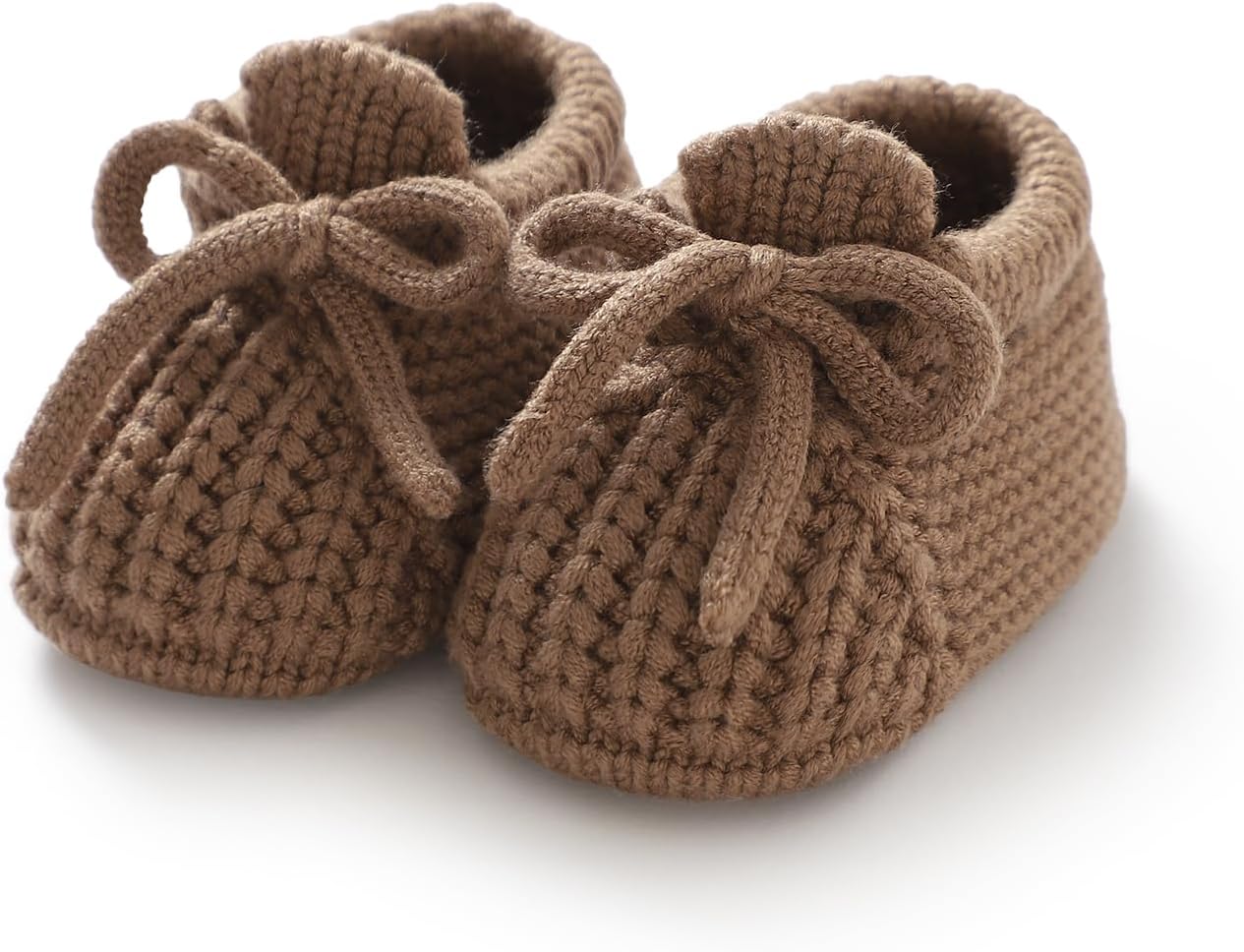 Baby Booties Newborn Baby First Shoes Cozy Warm Knit Soft Booties for Toddler Infant Boy Girl